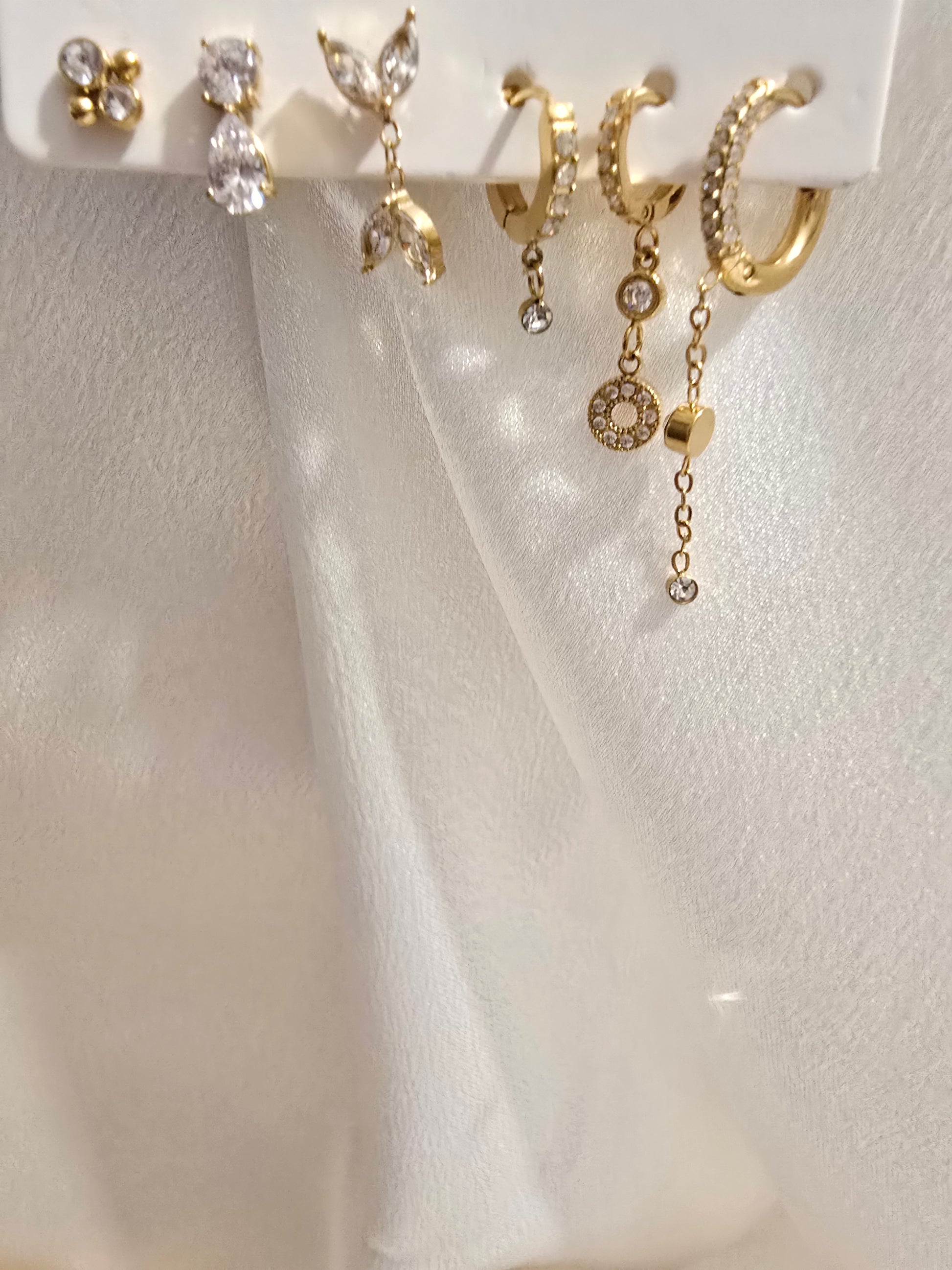 Lot de 6 puces d'oreilles MARYSE