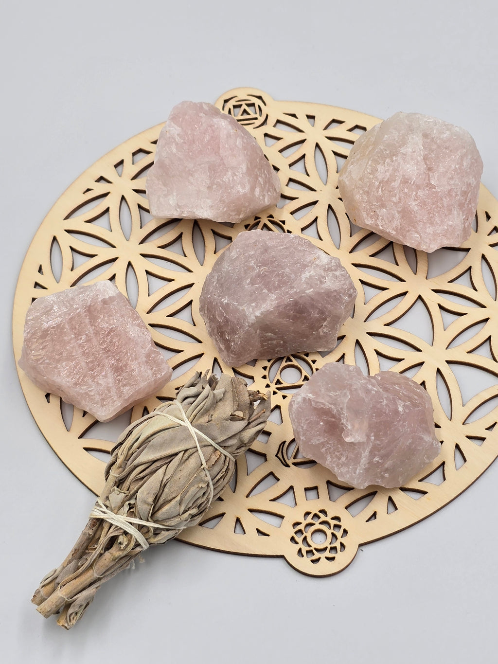Bloc de Quartz Rose Brut - Grande Qualité 5 cm