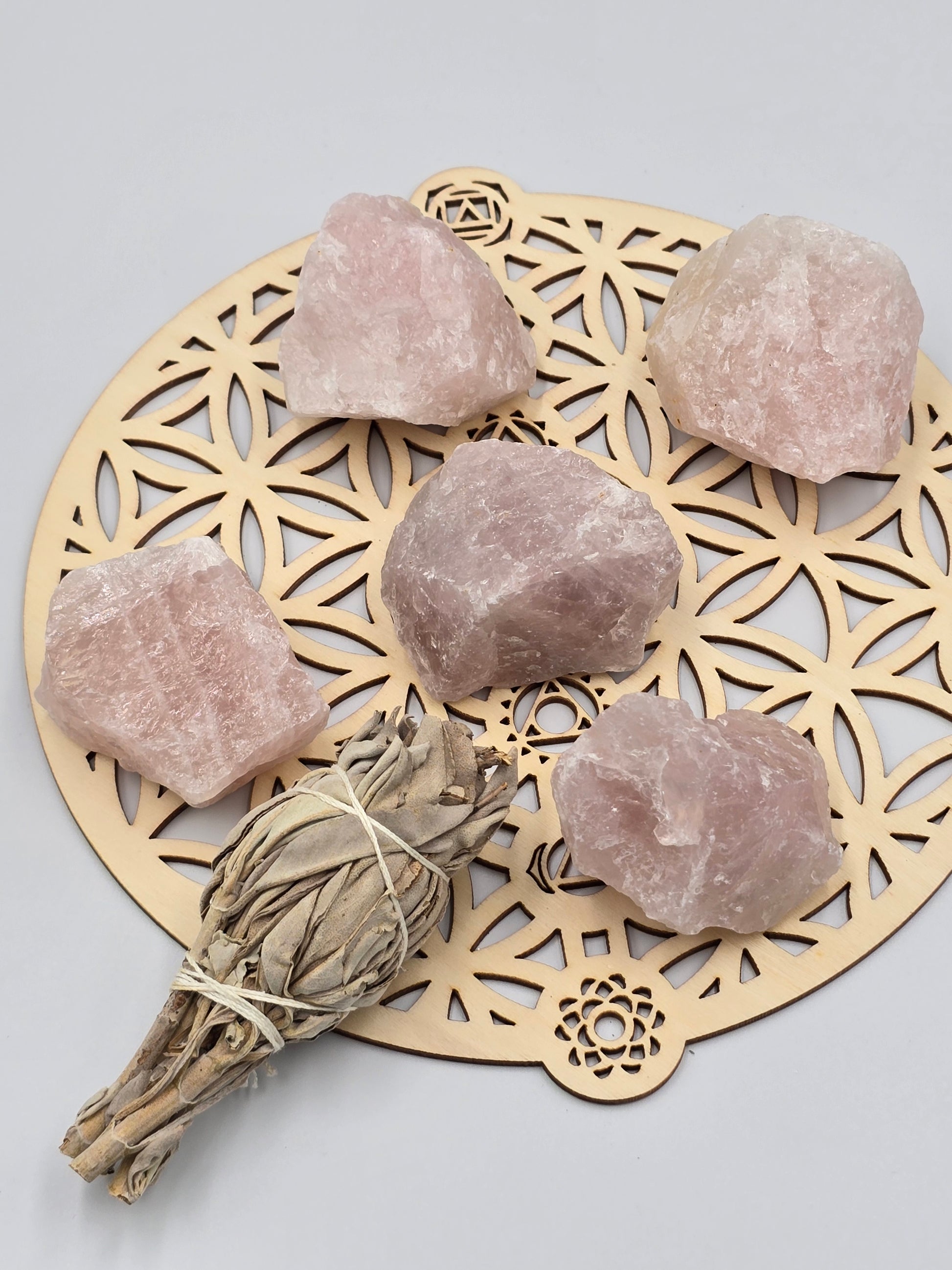 Bloc de Quartz Rose Brut - Grande Qualité 5 cm