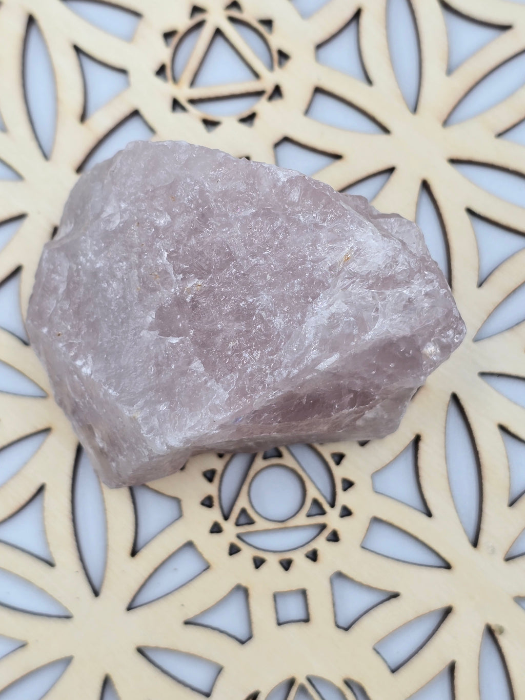 Bloc de Quartz Rose Brut - Grande Qualité 5 cm