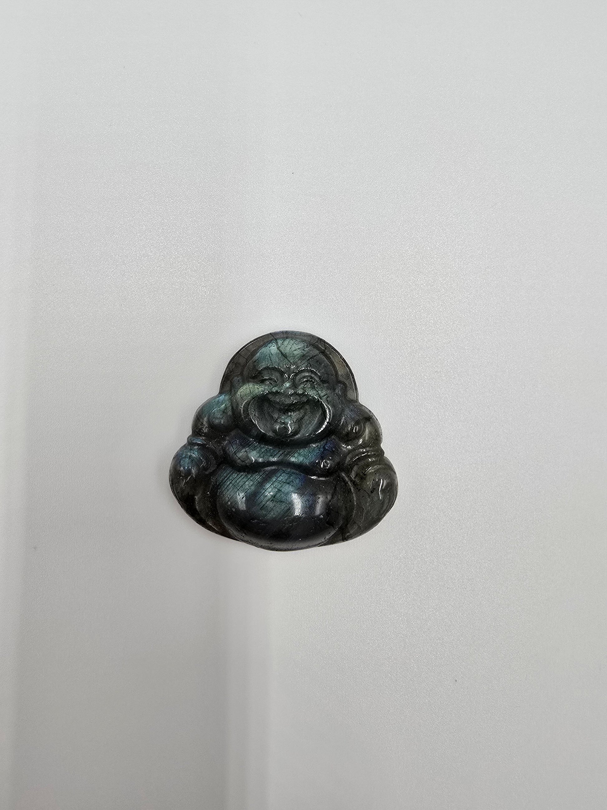 Bouddha ou Ganesh en Labradorite - Qualité Extra - 35-50 mm
