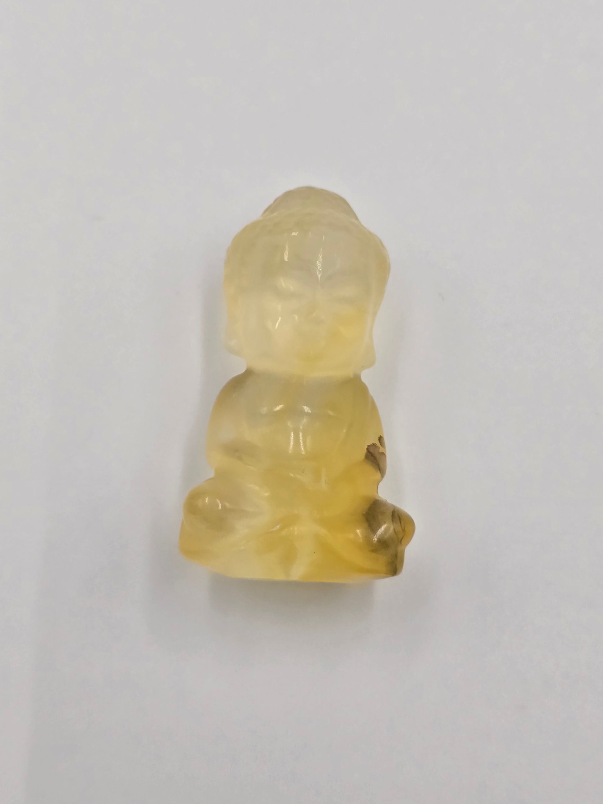 Bouddha Indien en Fluorite Multicolore - Qualité Extra 40 mm