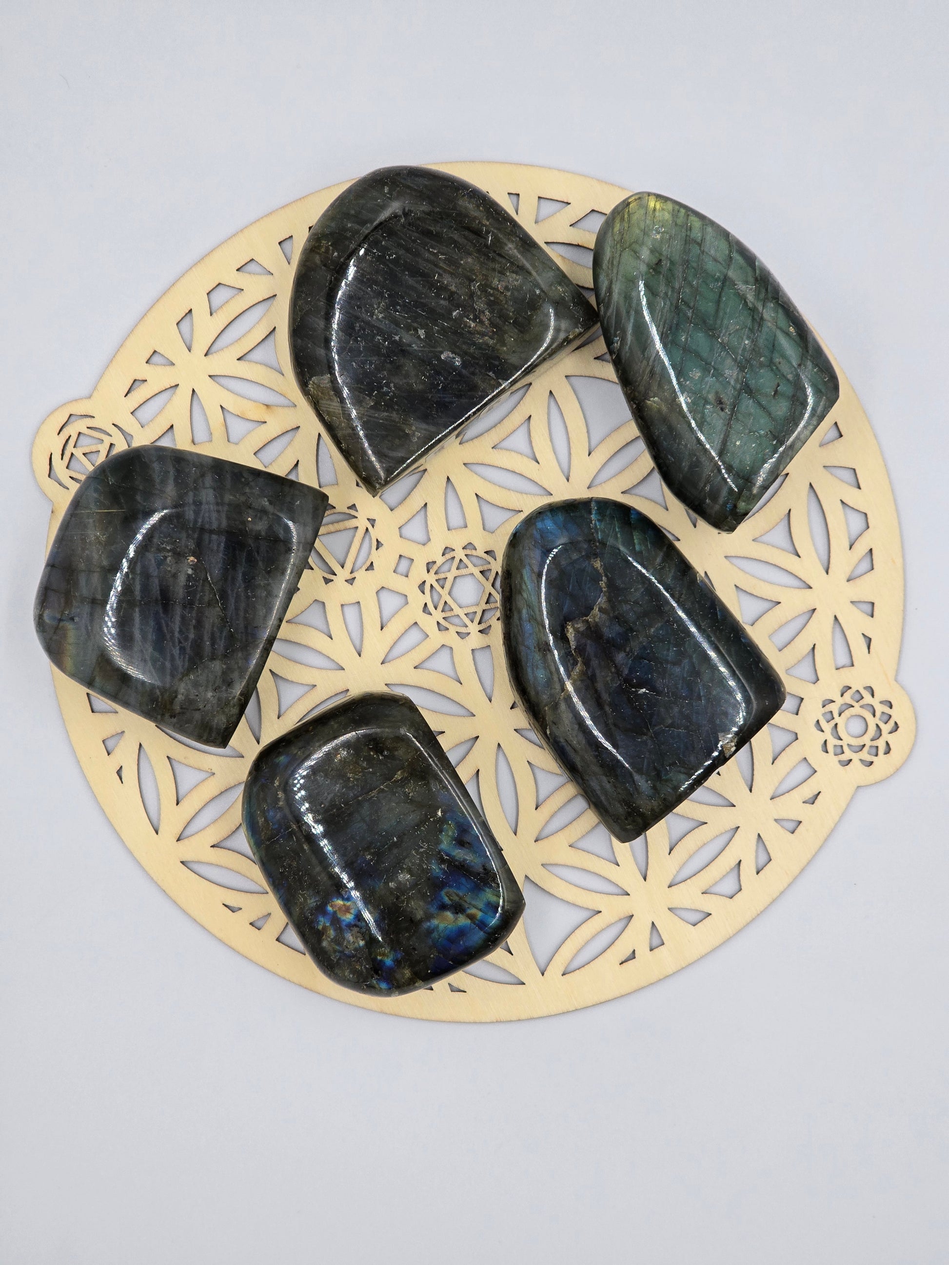 Labradorite Forme Libre - Qualité Extra 250g - Reflets Spectaculaires