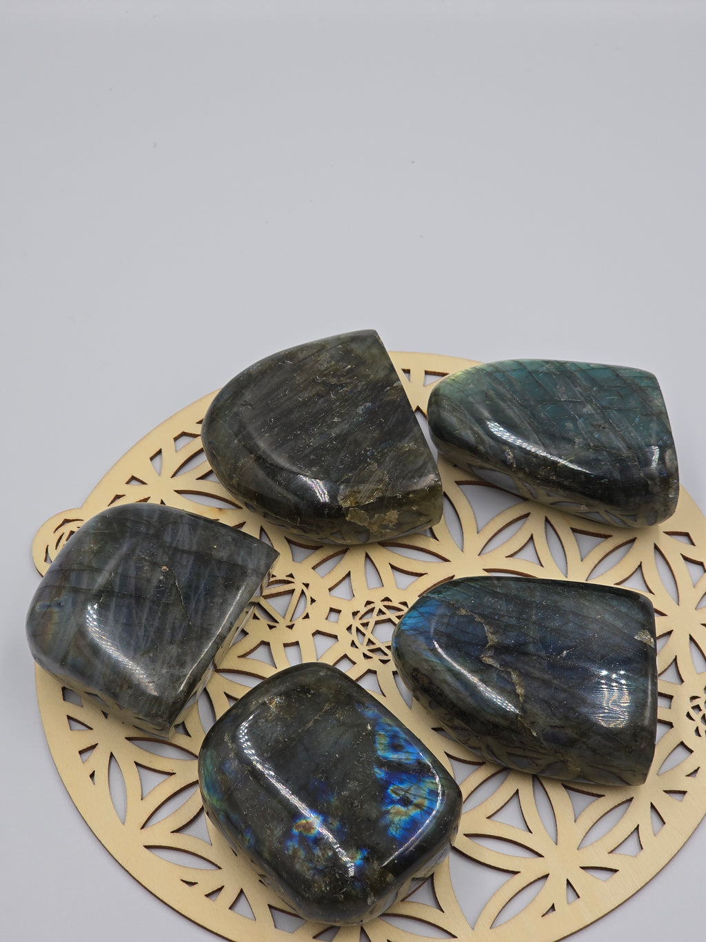 Labradorite Forme Libre - Qualité Extra 250g - Reflets Spectaculaires