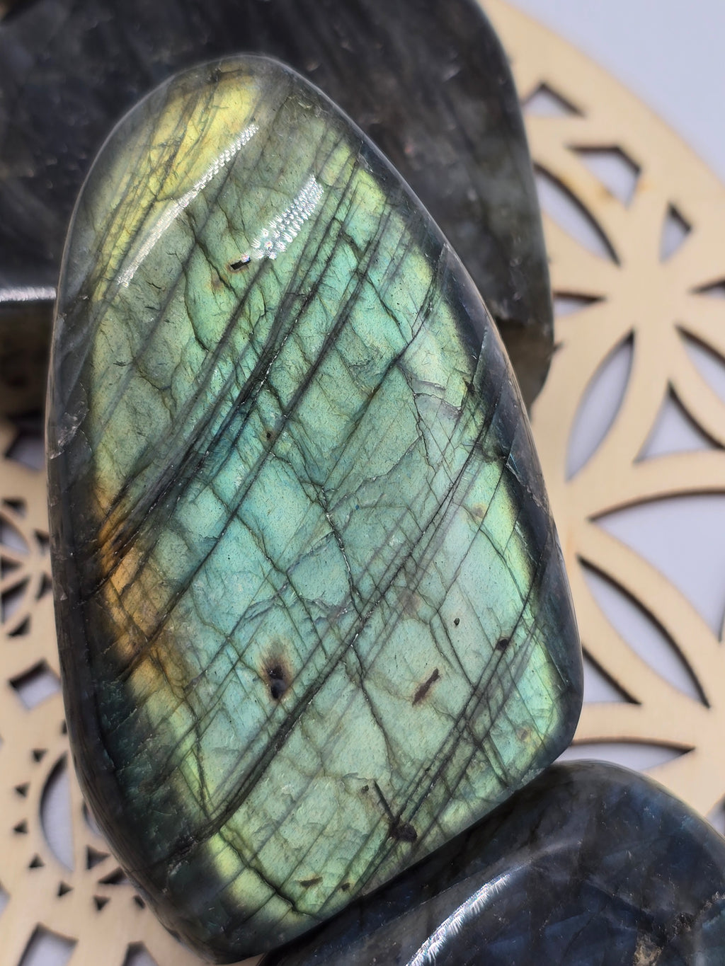 Labradorite Forme Libre - Qualité Extra 250g - Reflets Spectaculaires