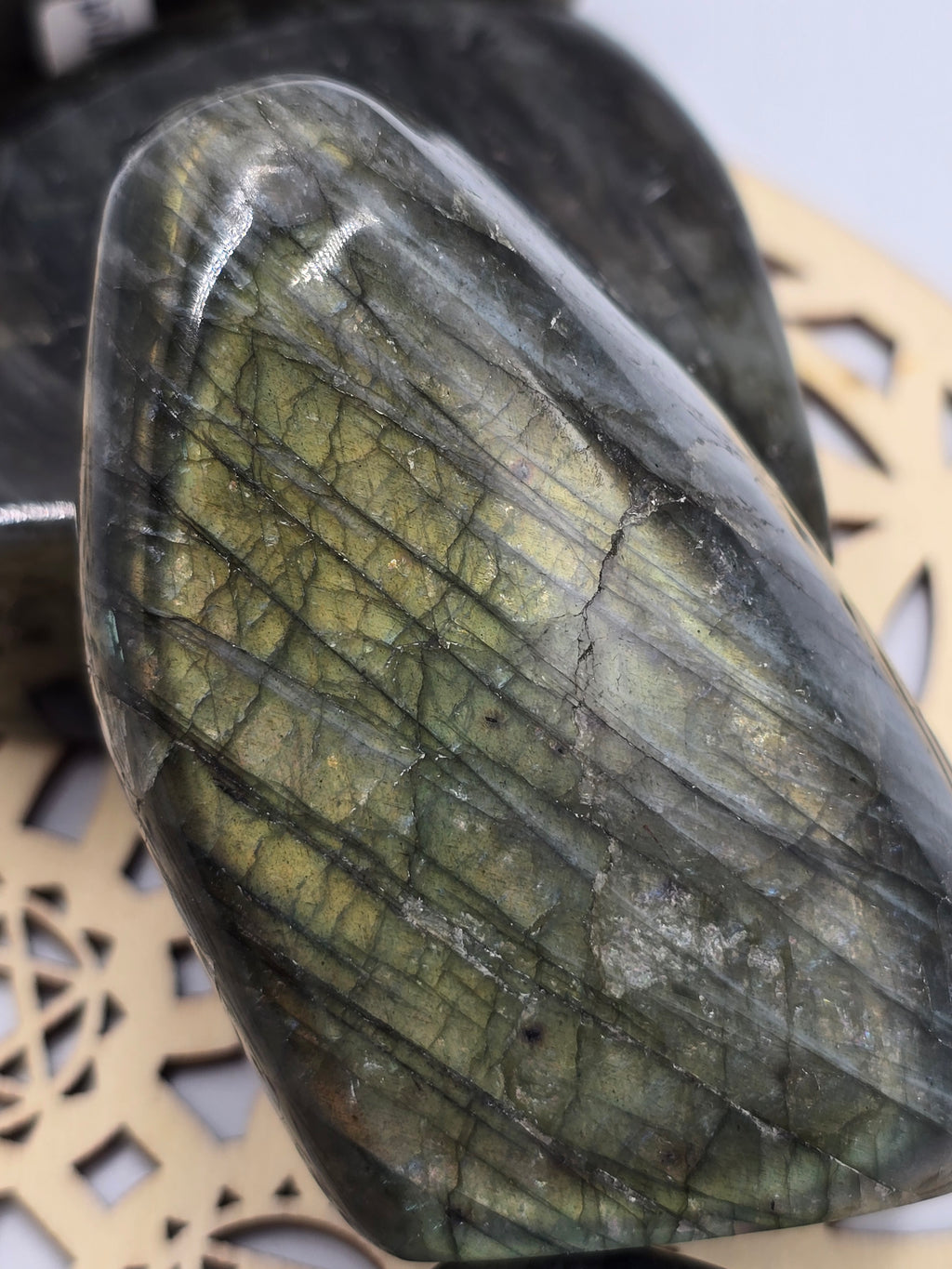 Labradorite Forme Libre - Qualité Extra 250g - Reflets Spectaculaires