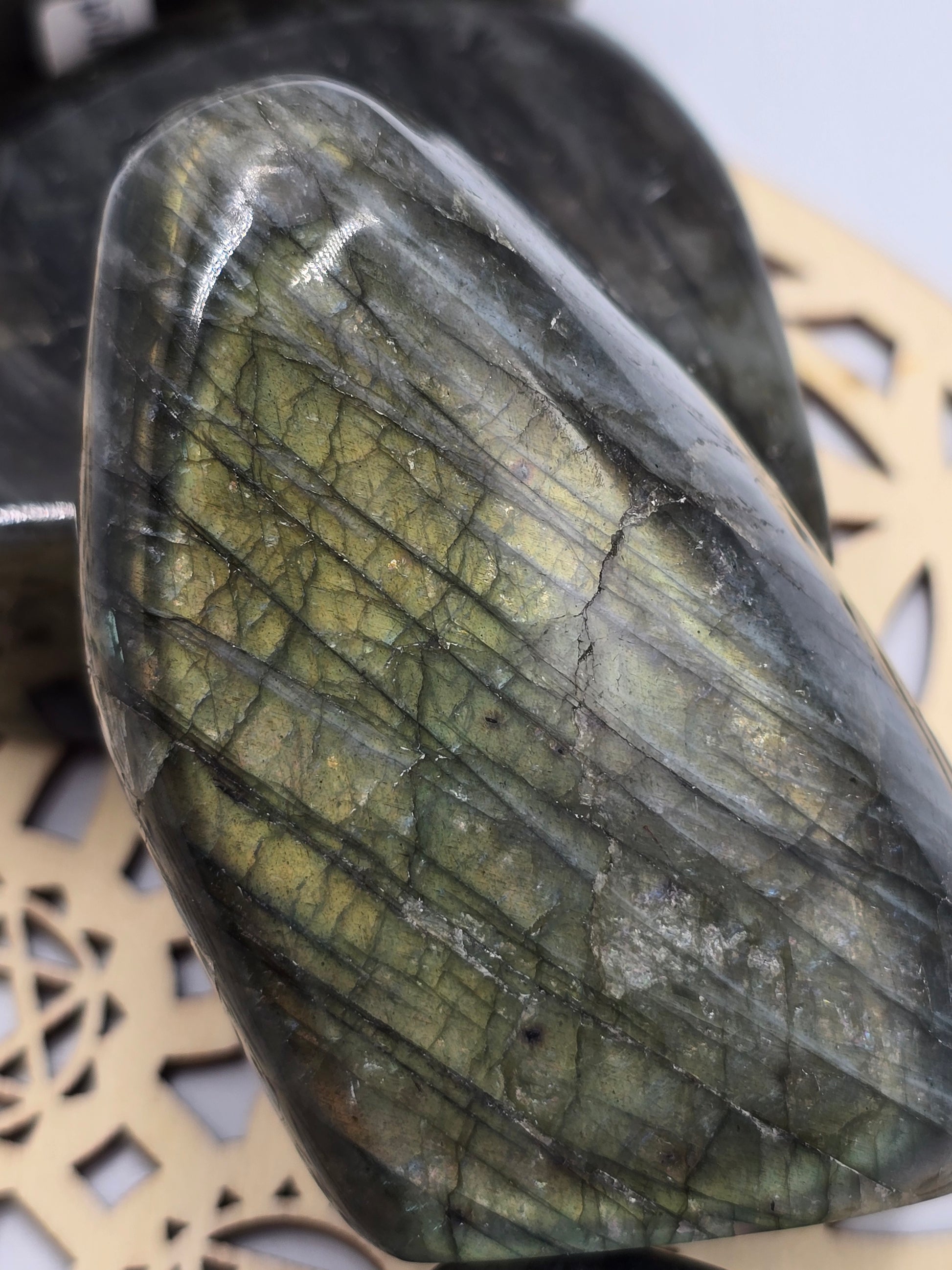 Labradorite Forme Libre - Qualité Extra 250g - Reflets Spectaculaires