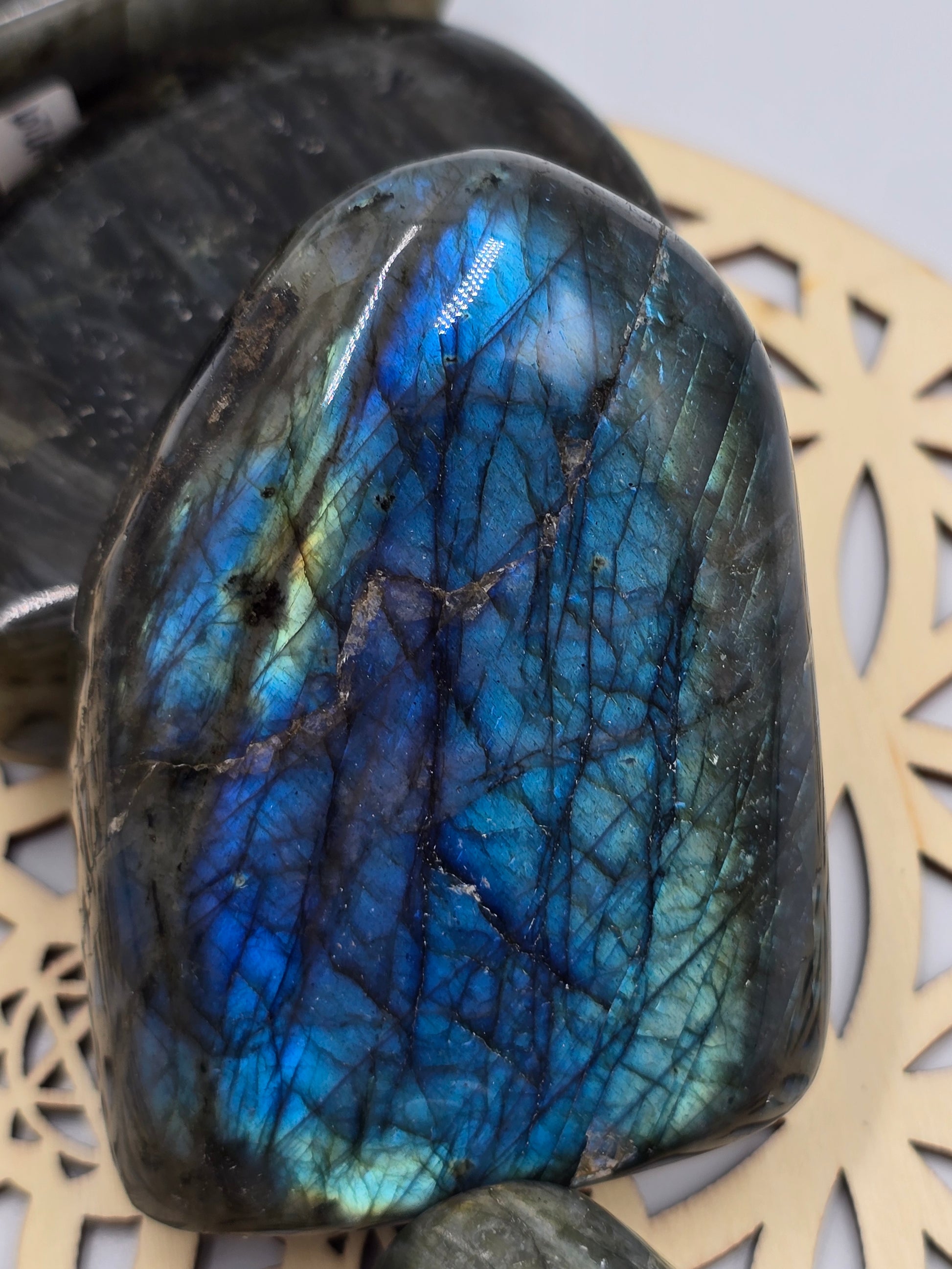 Labradorite Forme Libre - Qualité Extra 250g - Reflets Spectaculaires