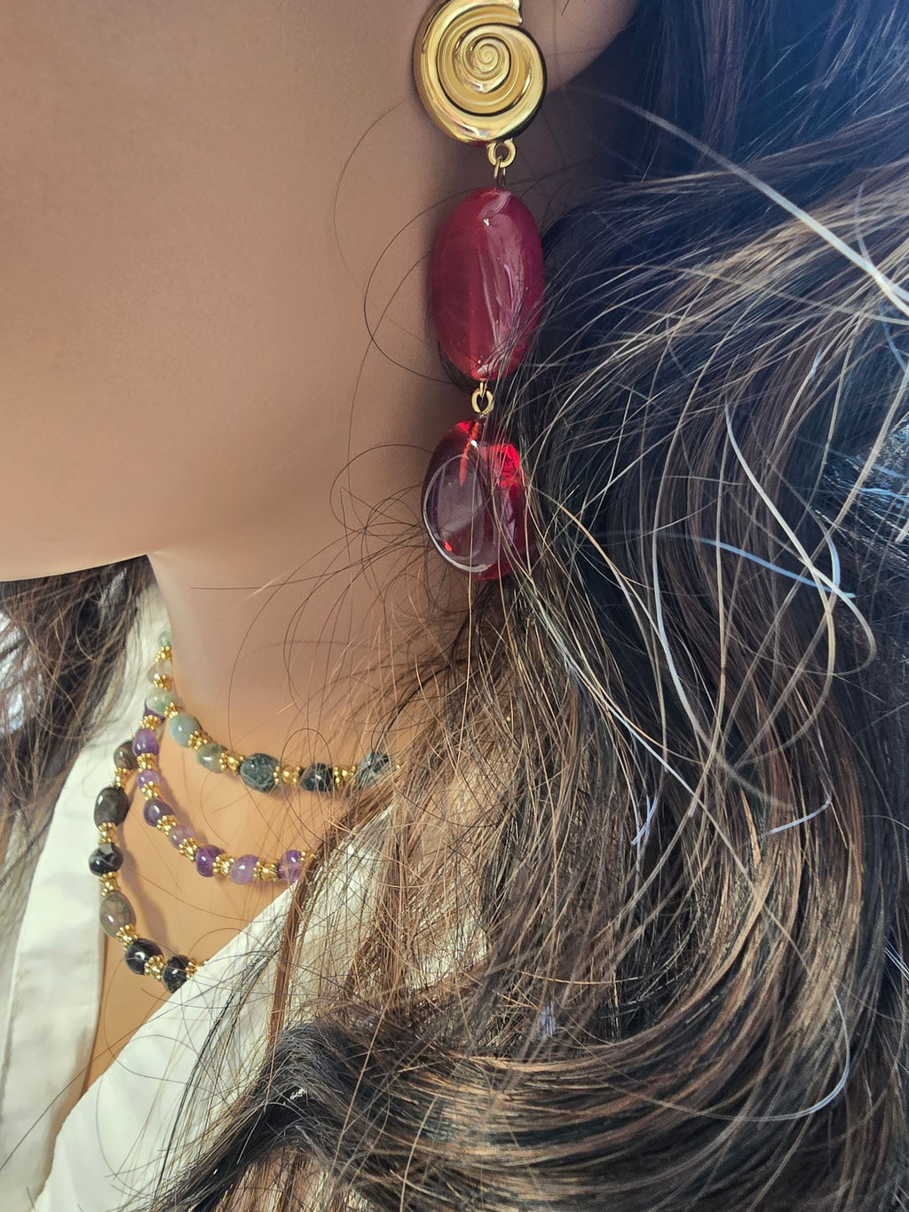 Boucles d'oreilles IRIS