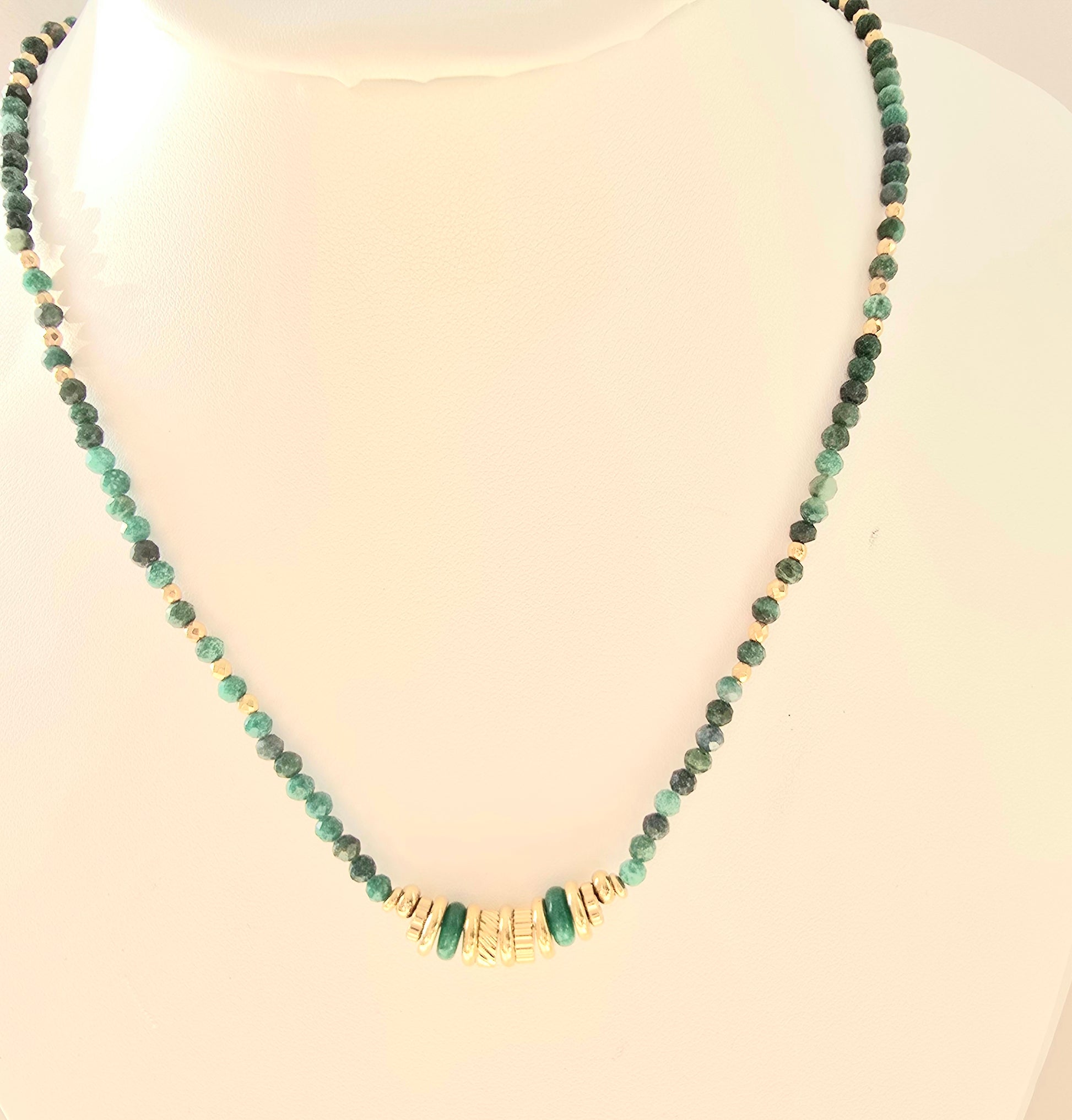 Collier Madisson - Pierres Naturelles & Acier Inoxydable | Lithothérapie Or et Ame Bijoux