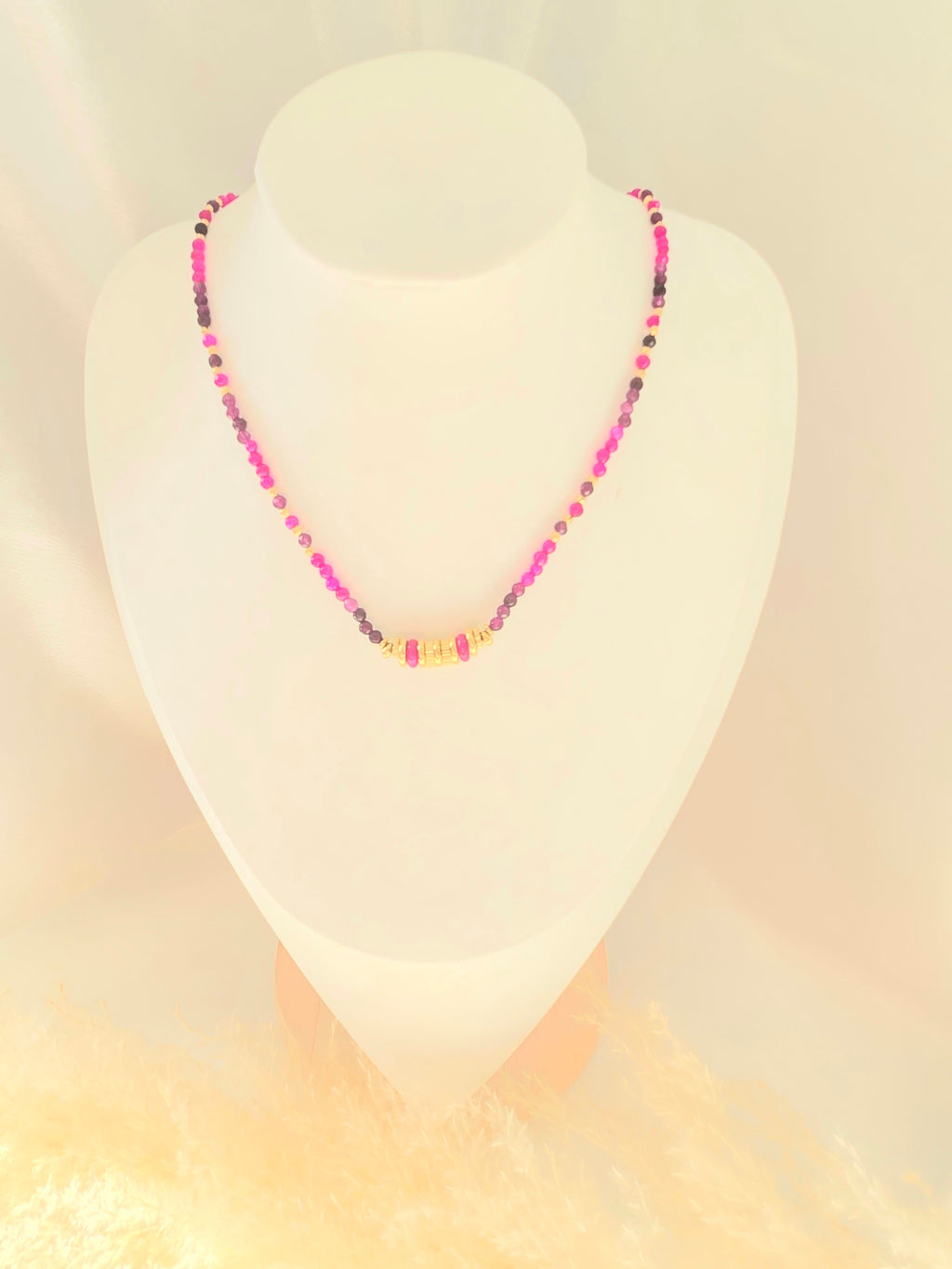 Collier Madisson - Pierres Naturelles & Acier Inoxydable | Lithothérapie Or et Ame Bijoux