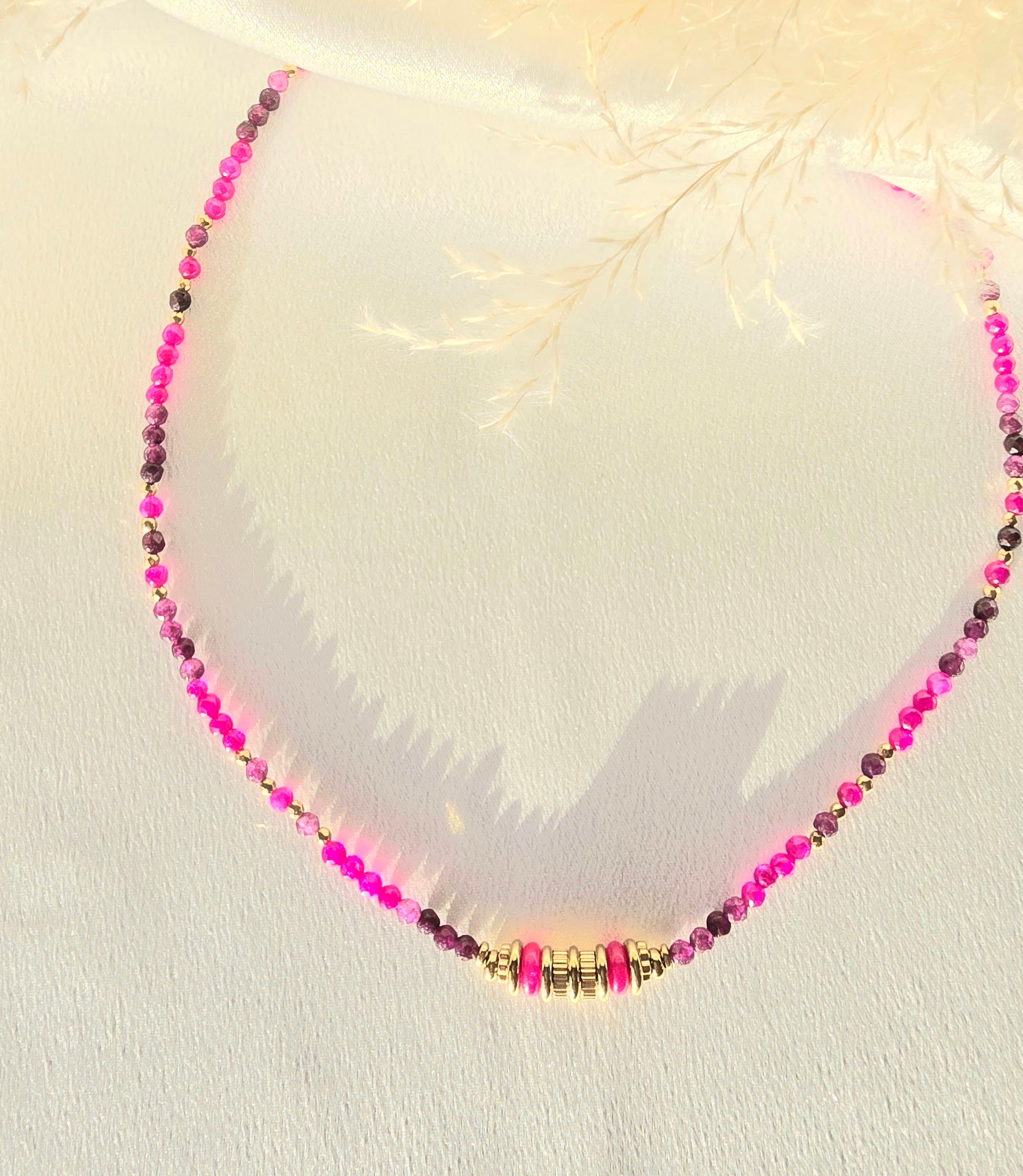 Collier Madisson - Pierres Naturelles & Acier Inoxydable | Lithothérapie Or et Ame Bijoux