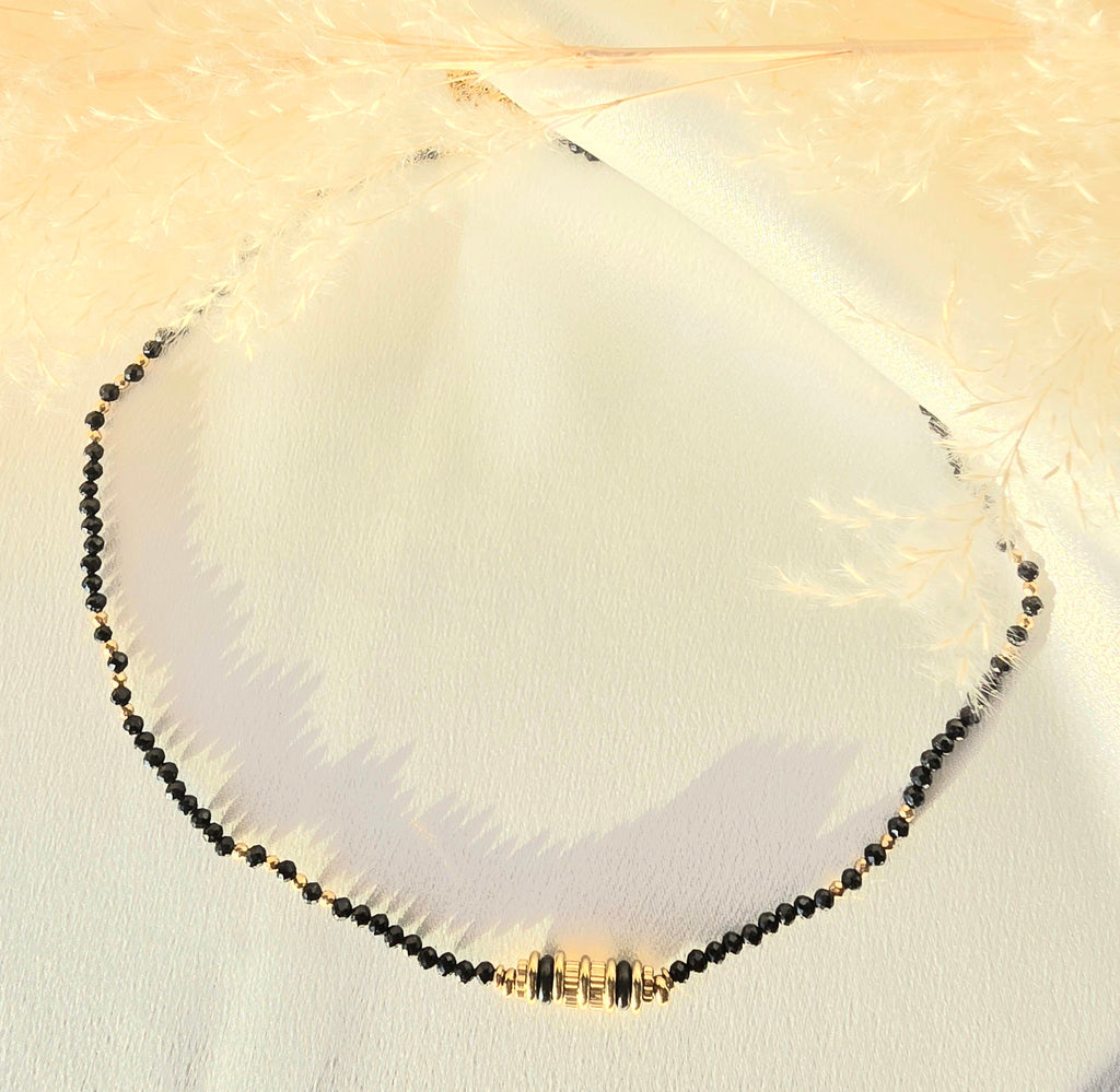 Collier Madisson - Pierres Naturelles & Acier Inoxydable | Lithothérapie Or et Ame Bijoux
