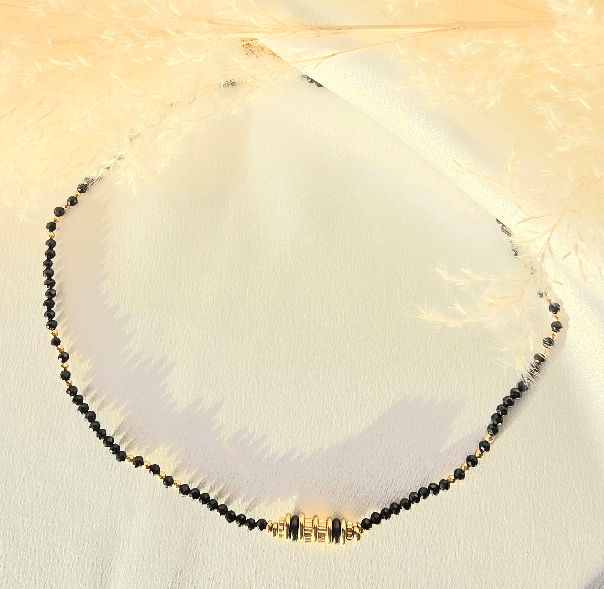 Collier Madisson - Pierres Naturelles & Acier Inoxydable | Lithothérapie Or et Ame Bijoux