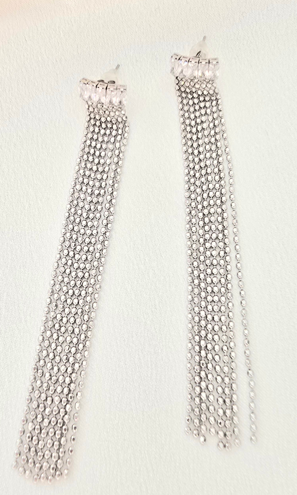 Boucles d'oreilles Lidwin  - Franges Romantiques Acier Inoxydable | Bohème Or et Ame Bijoux