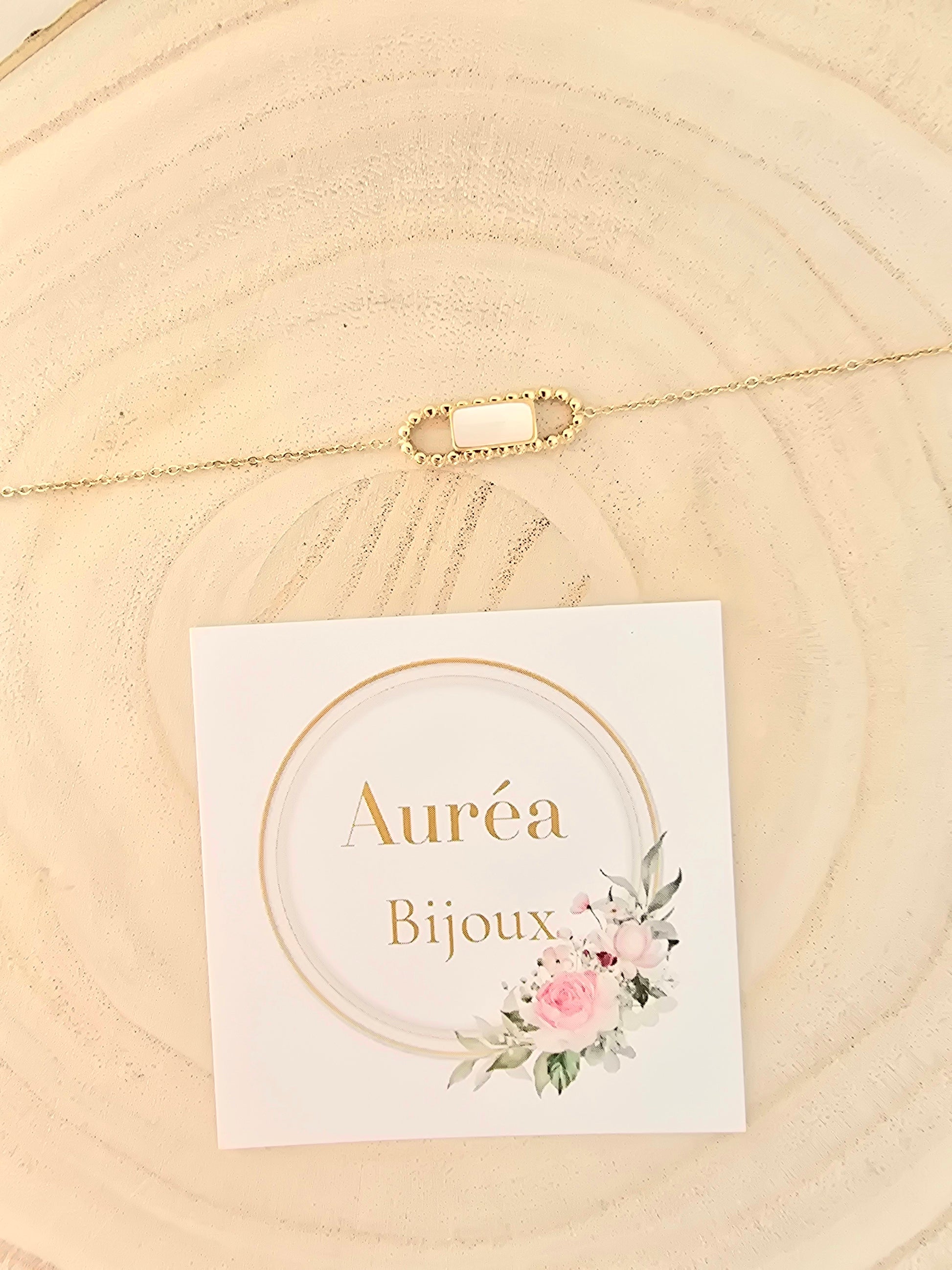 Bracelet ELSA - Chaine fine - Perles Naturelles de Nacre | Or et Ame Bijoux