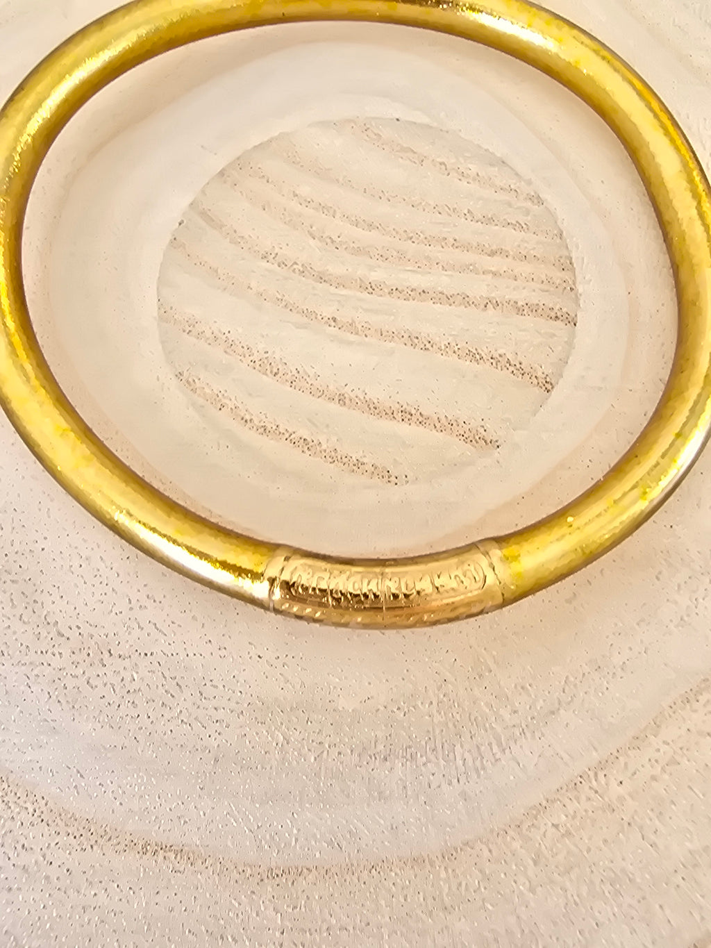 Jonc BOUDDHISTE - Mantra Om Mani Padme Hum Gravé | Or et Ame Bijoux