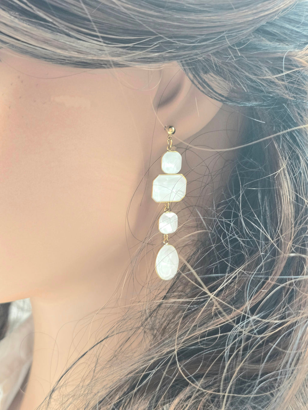 Boucles d'Oreilles Cassy - Élégance Or et Âme-Bijoux