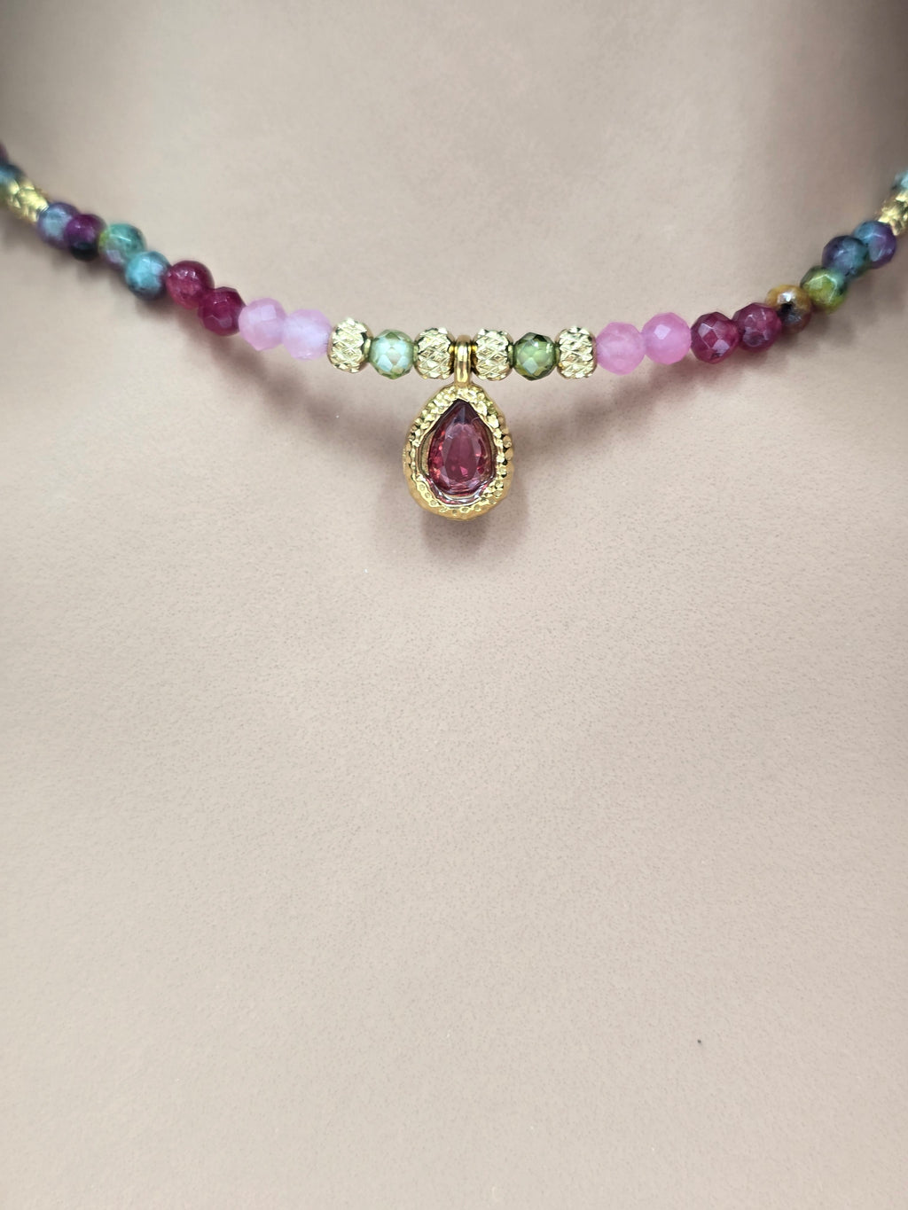 Parure Haïdi & Krisna - Collier & Bracelet Jaspe