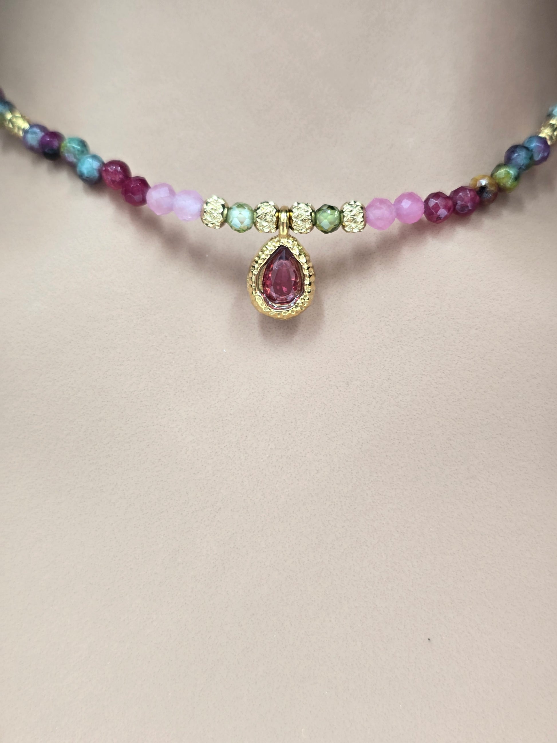 Parure Haïdi & Krisna - Collier & Bracelet Jaspe