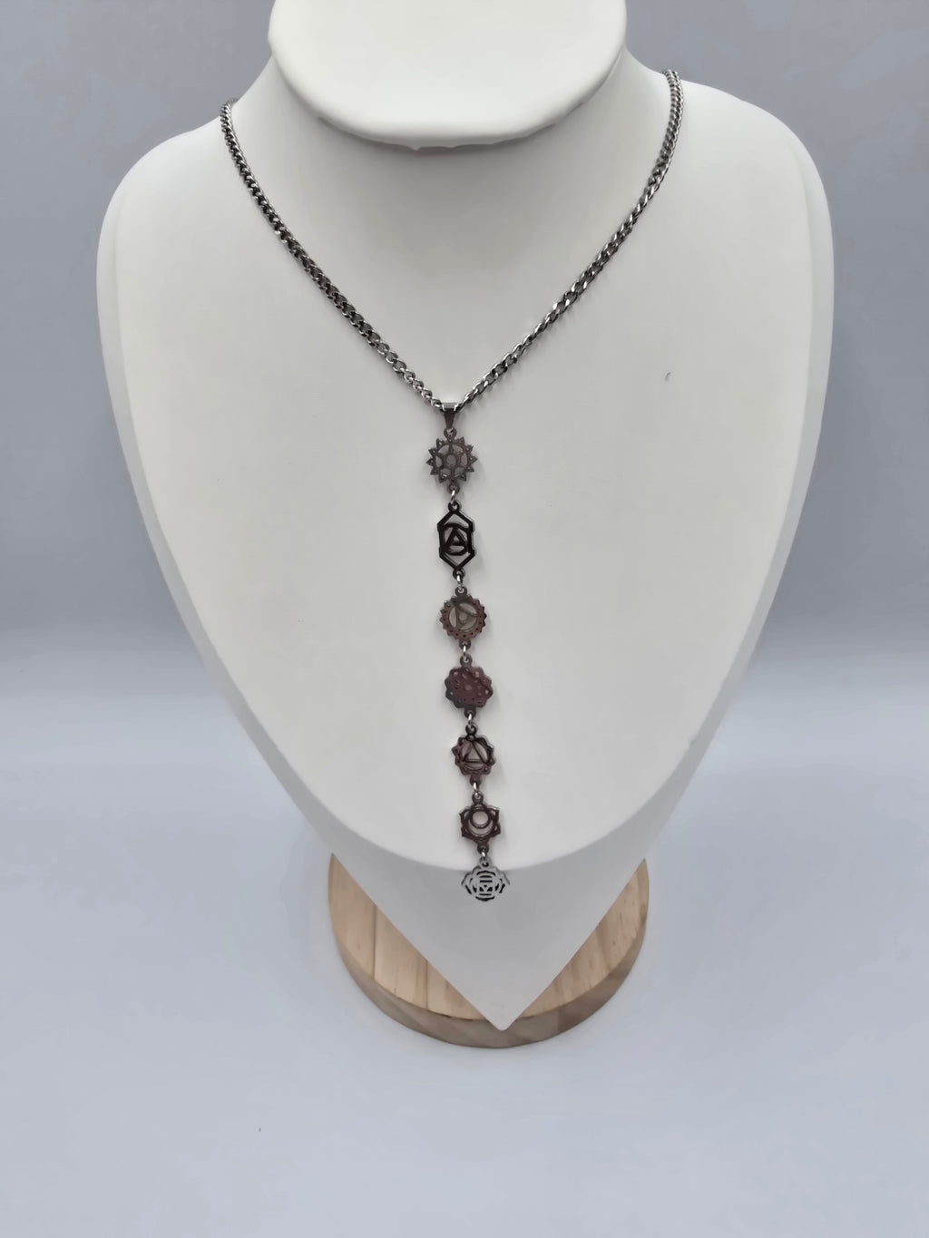 Collier 7 Chakras - Symboles Sacrés - Harmonisation Énergétique Complète