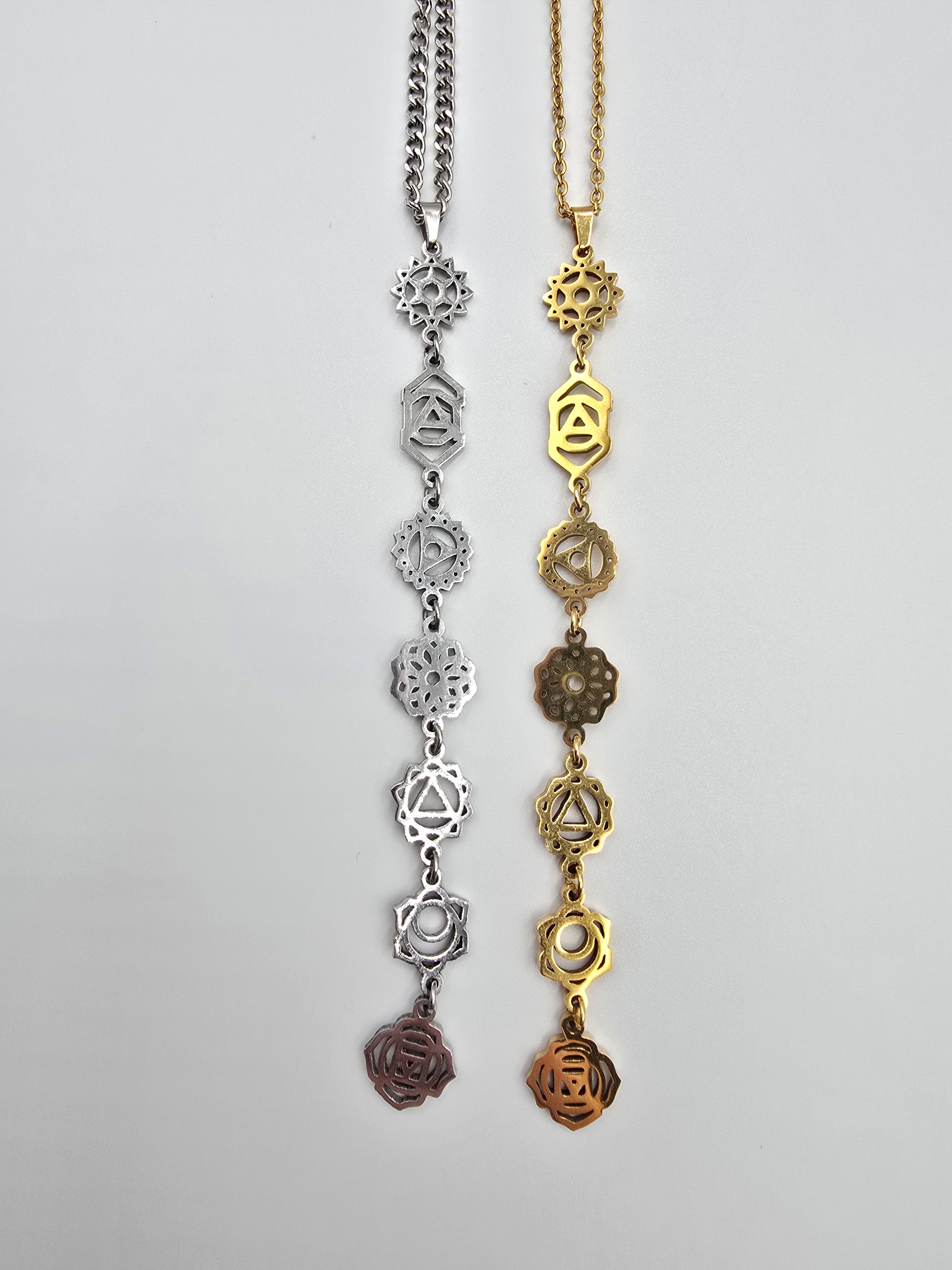 Collier 7 Chakras - Symboles Sacrés - Harmonisation Énergétique Complète