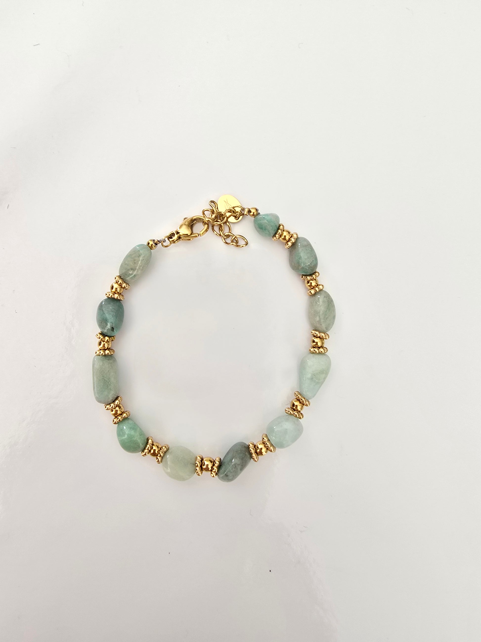 Bracelet CASSANDRE Pierres Naturelles Enfilées | Or et Âme Bijoux