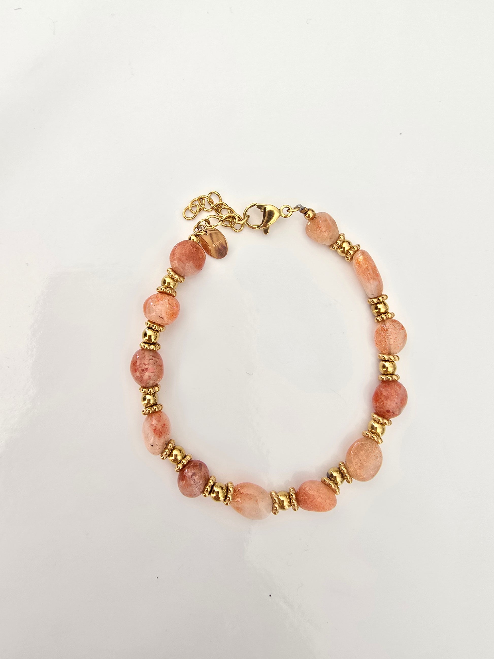 Bracelet CASSANDRE Pierres Naturelles Enfilées | Or et Âme Bijoux