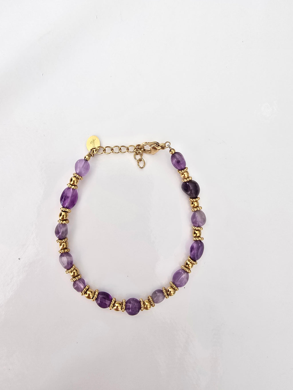 Bracelet CASSANDRE - Pierres Naturelles Enfilées | Or et Âme Bijoux