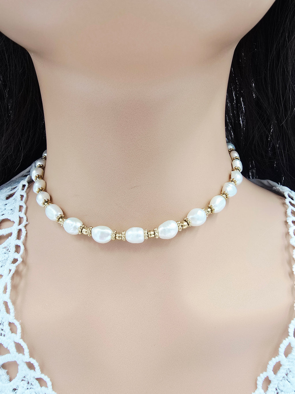 Collier CASSANDRE - Pierres Naturelles Enfilées | Or et Âme Bijoux