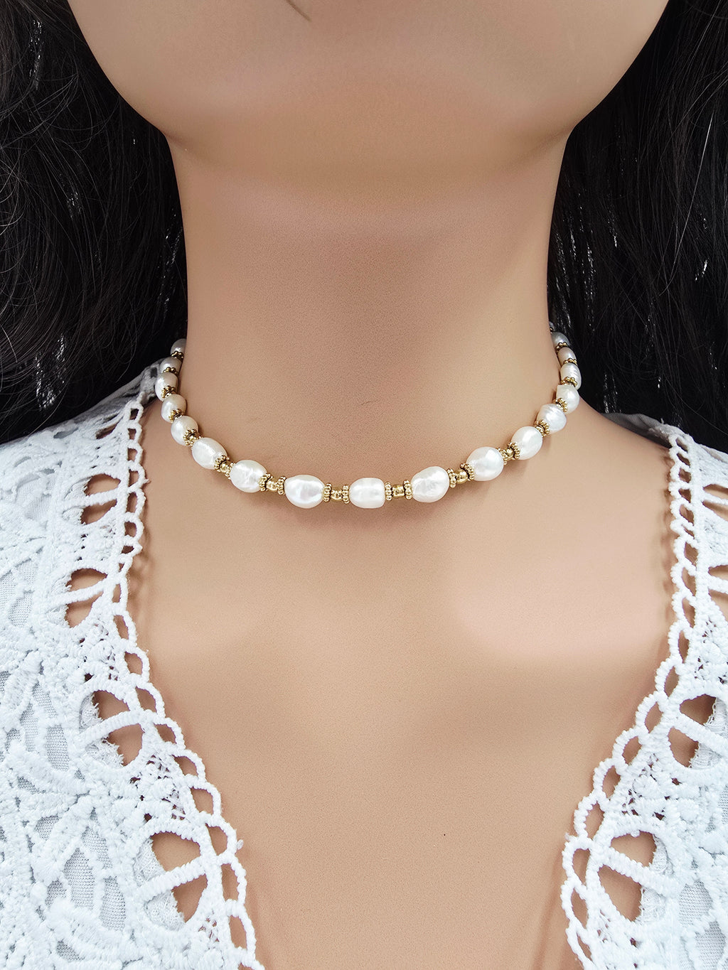 Collier CASSANDRE - Pierres Naturelles Enfilées | Or et Âme Bijoux