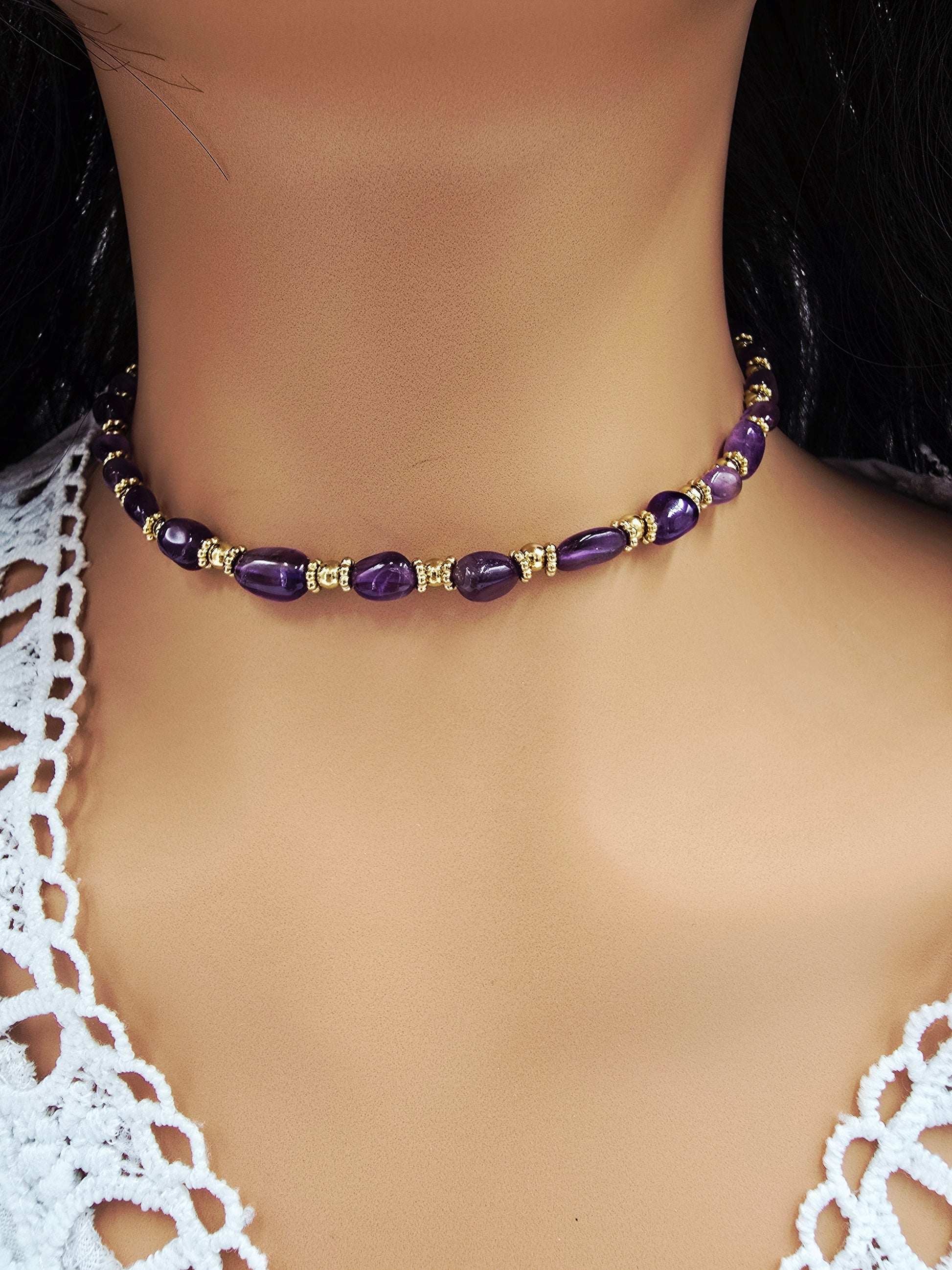 Parure CASSANDRE – Collier, Bracelet & Boucles d'Oreilles | Pierres Naturelles