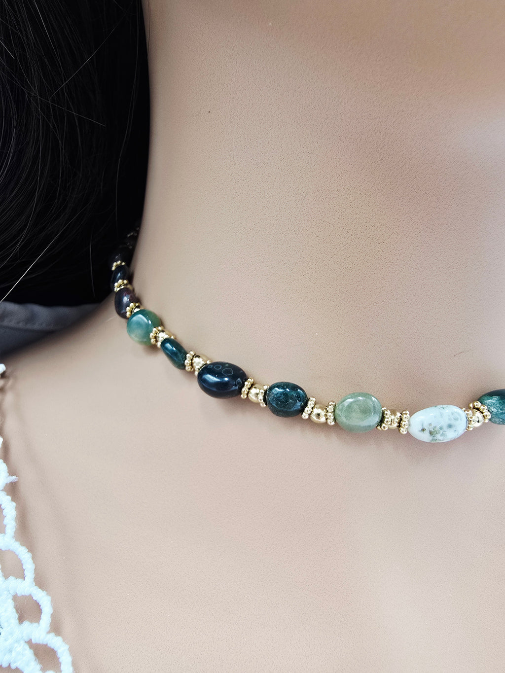Collier CASSANDRE - Pierres Naturelles Enfilées | Or et Âme Bijoux