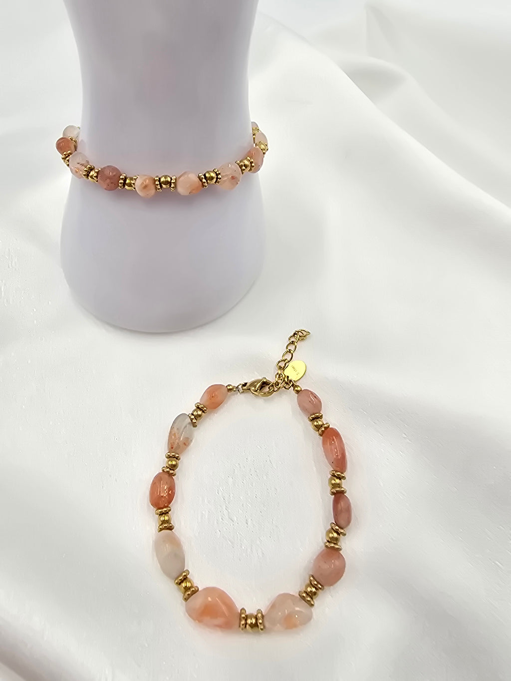 Bracelet CASSANDRE - Pierres Naturelles Enfilées | Or et Âme Bijoux