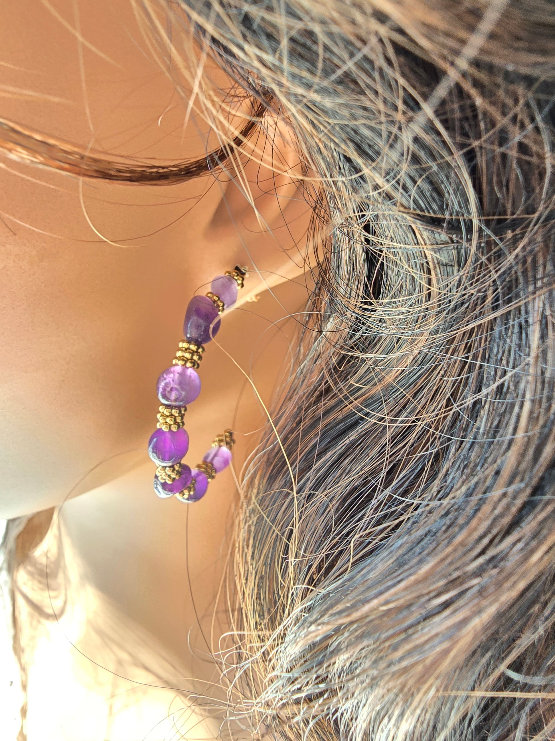 Boucles d'Oreilles Cassandre – Choix de Pierre