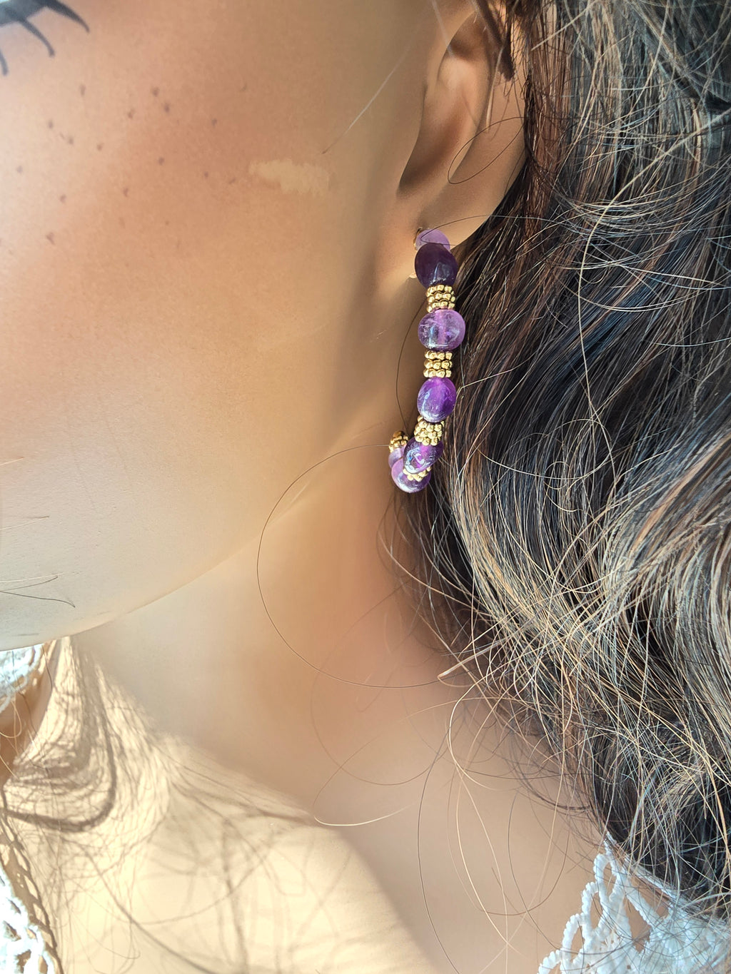 Parure CASSANDRE – Collier, Bracelet & Boucles d'Oreilles | Pierres Naturelles