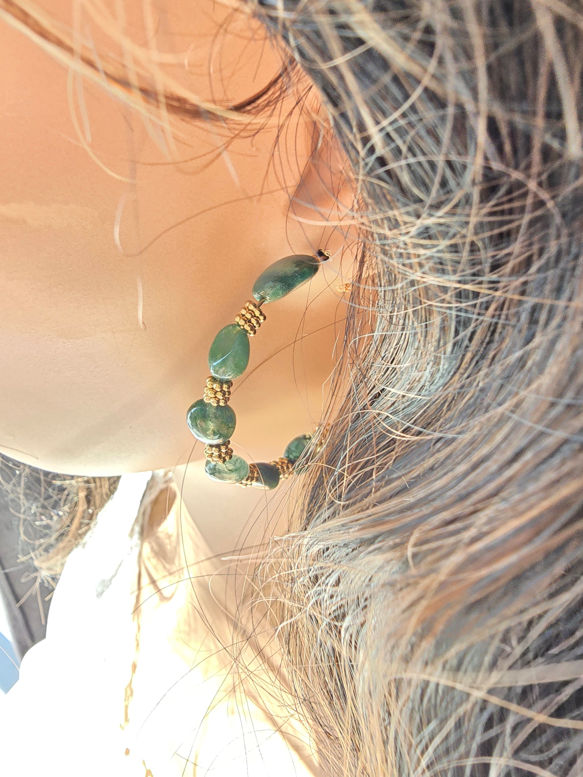 Boucles d'Oreilles Cassandre – Choix de Pierre