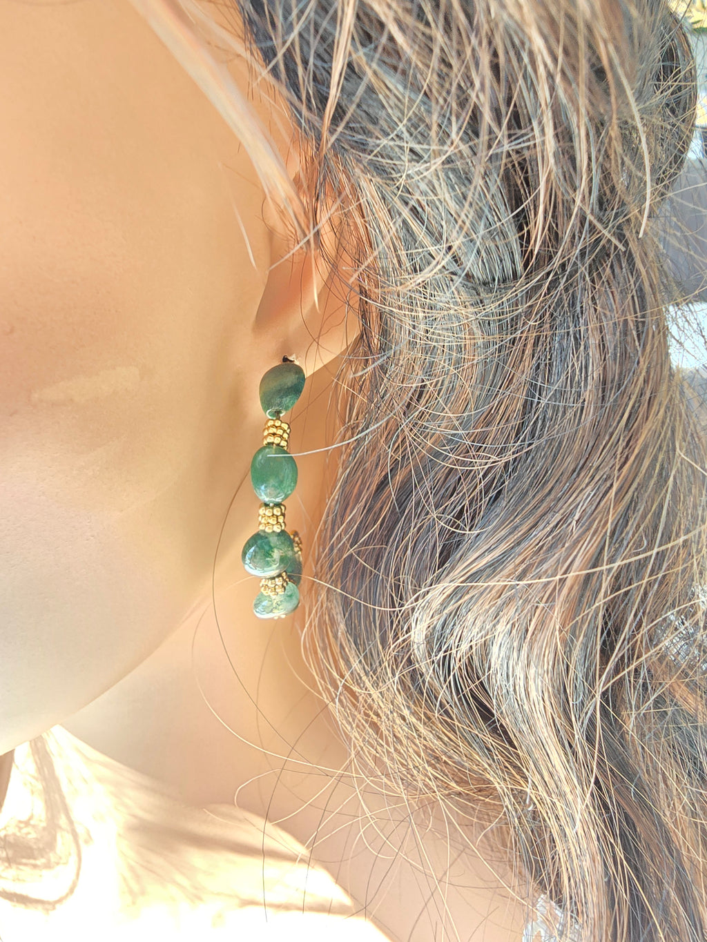 Boucles d'Oreilles Cassandre – Choix de Pierre