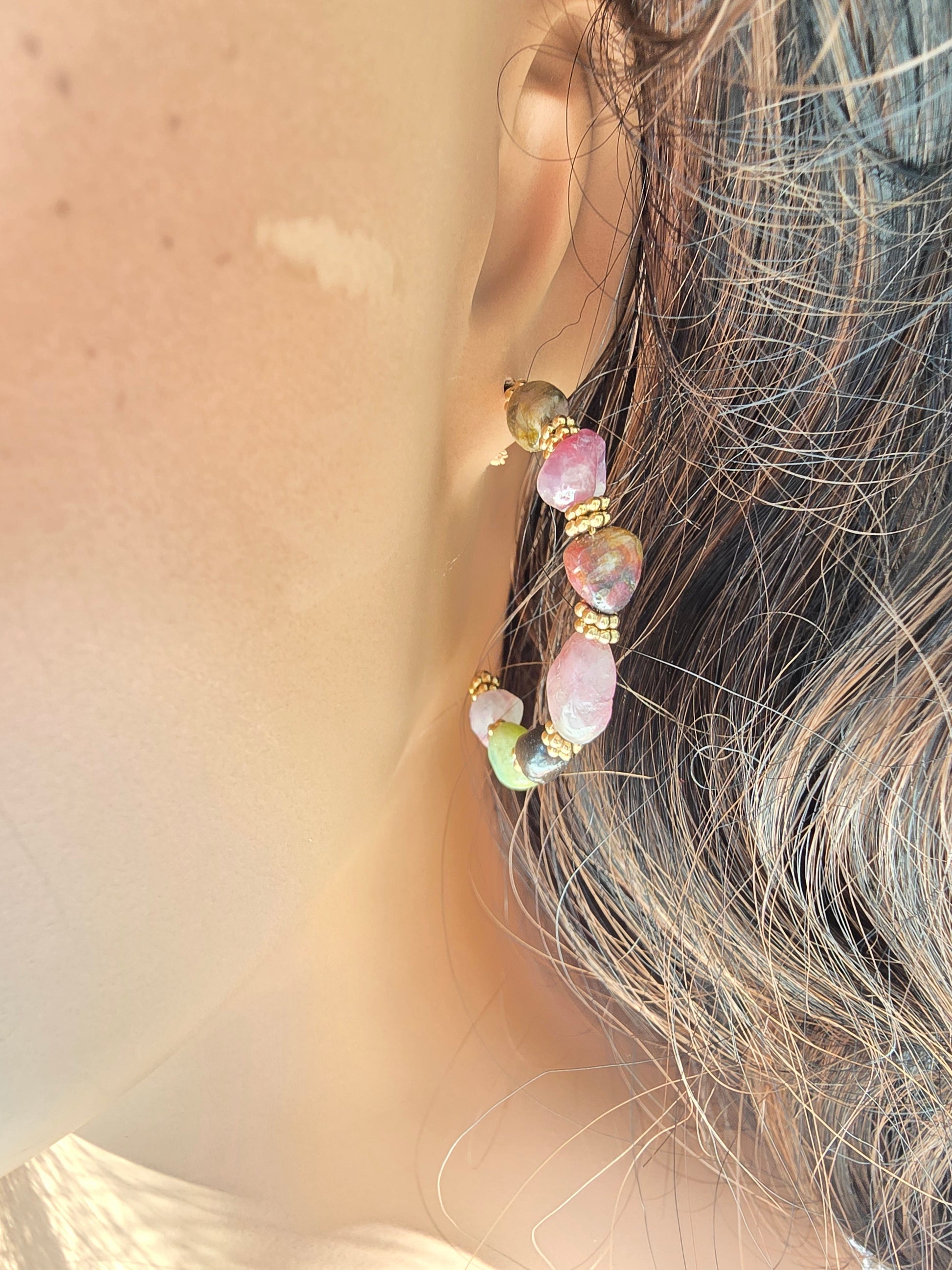 Boucles d'Oreilles Cassandre – Choix de Pierre