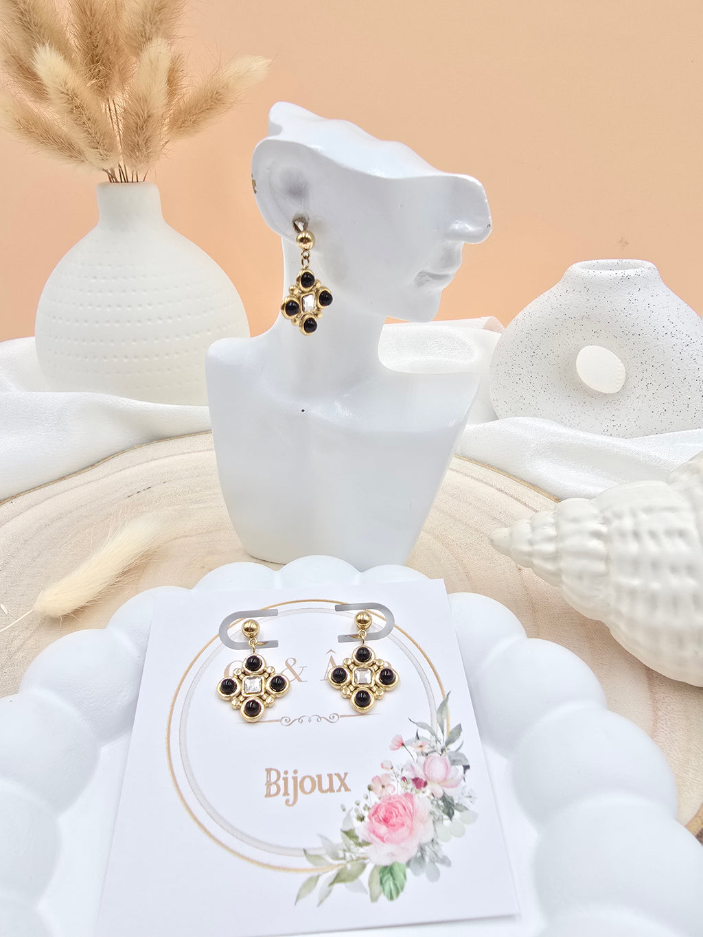 Boucles d'Oreilles Tedy – Pierres Naturelles