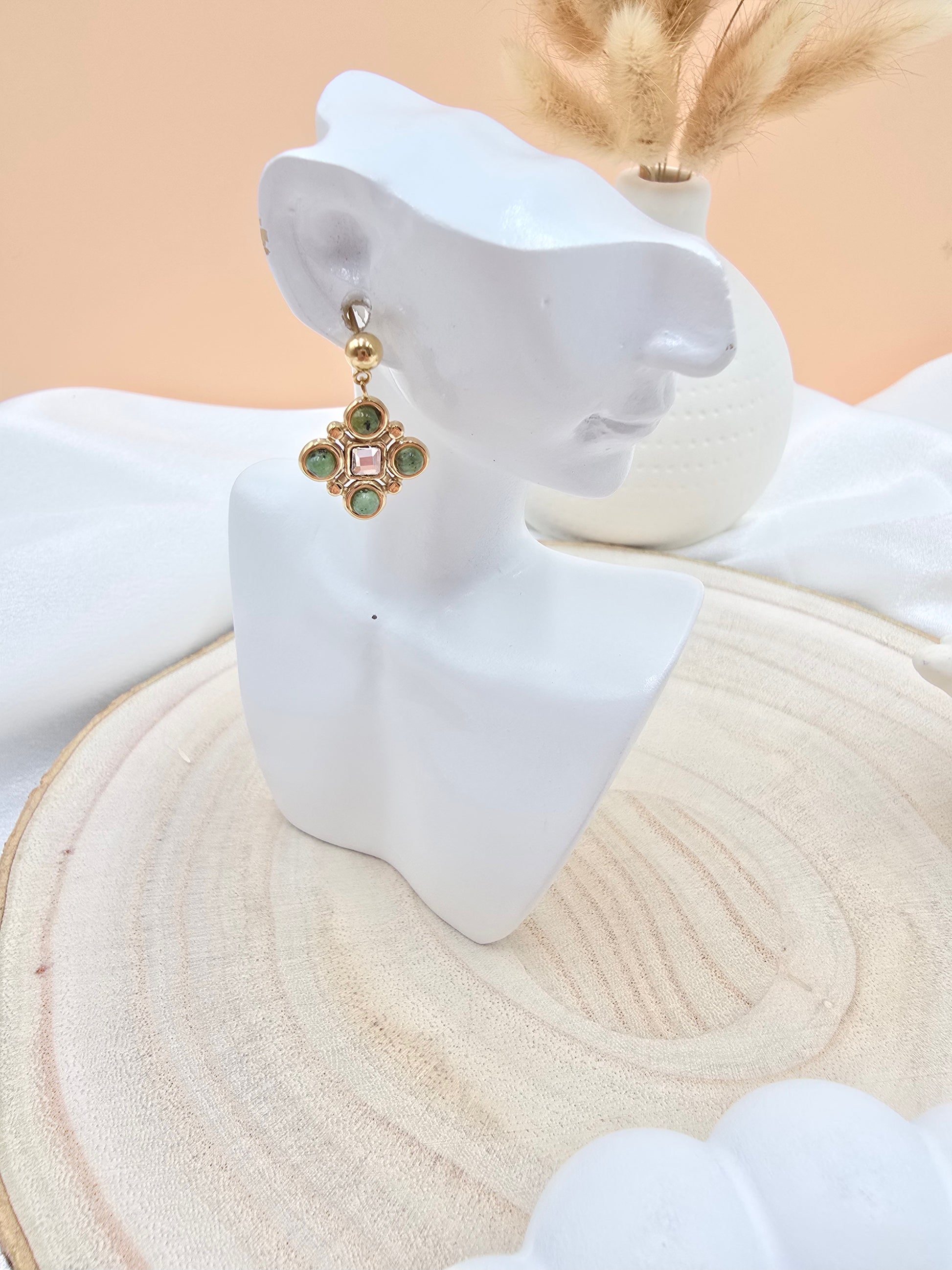 Boucles d'Oreilles Tedy – Pierres Naturelles