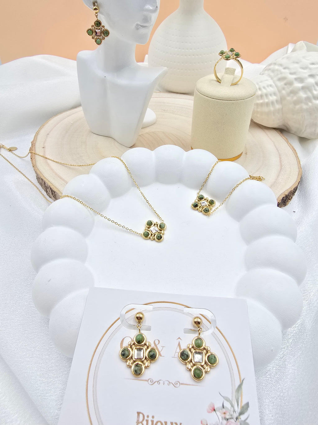 Boucles d'Oreilles Tedy – Pierres Naturelles
