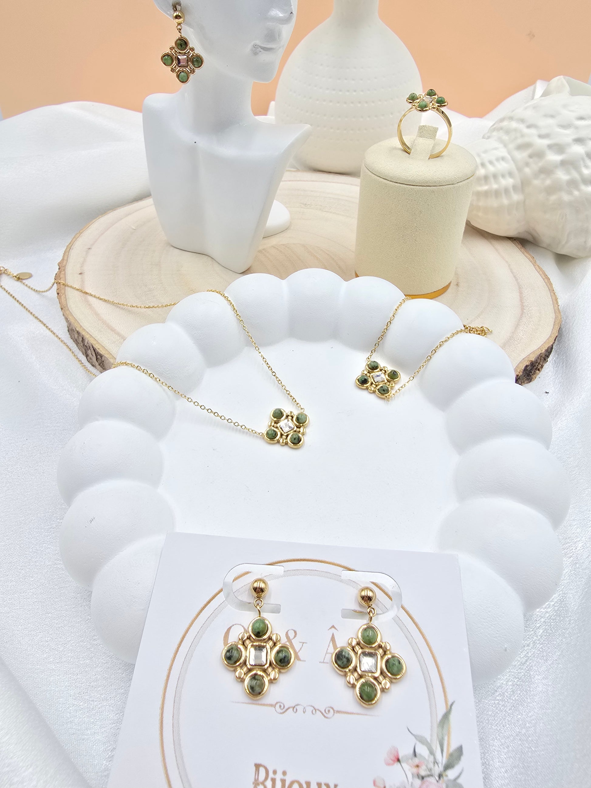 Boucles d'Oreilles Tedy – Pierres Naturelles