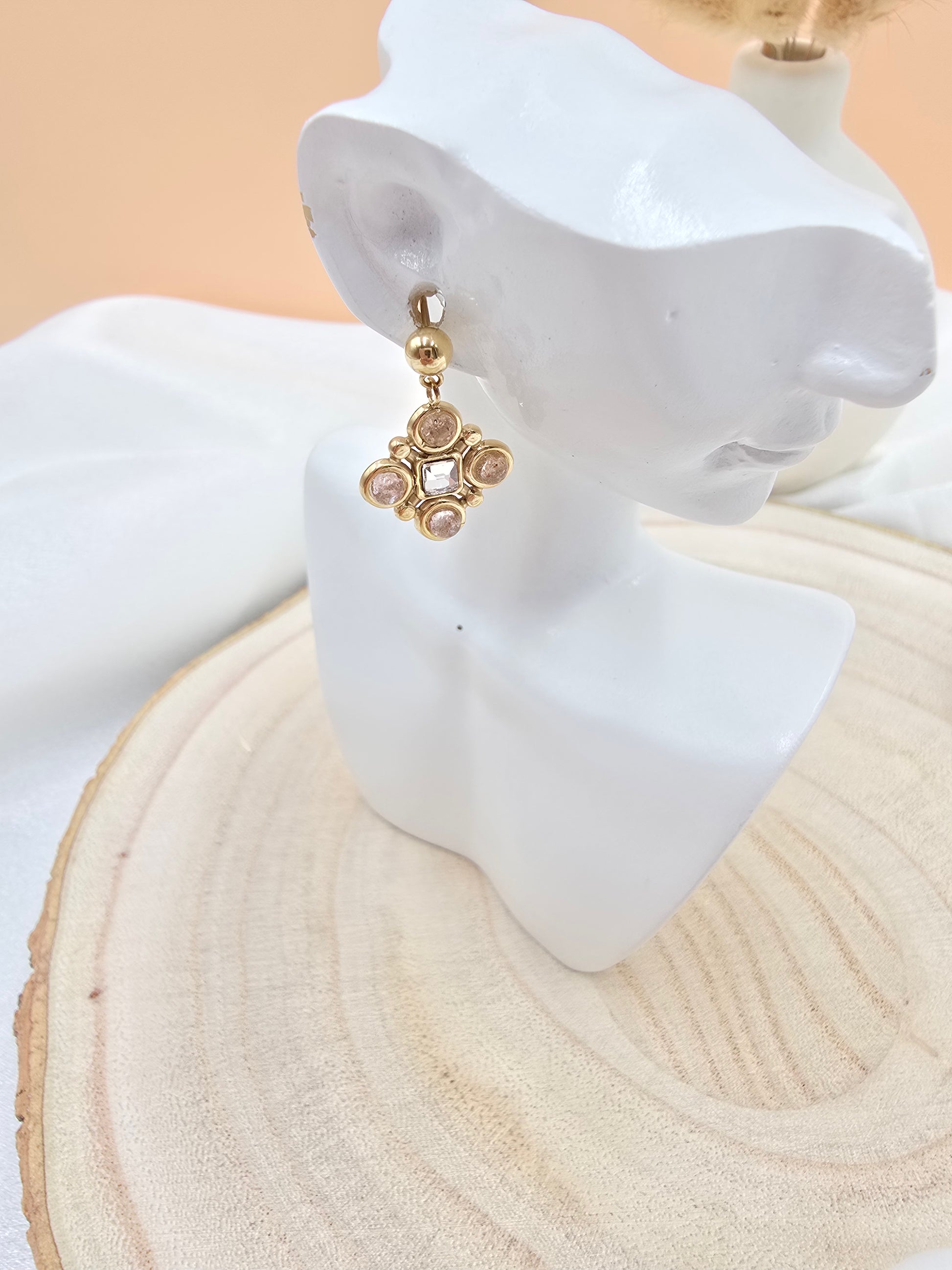 Boucles d'Oreilles Tedy – Pierres Naturelles