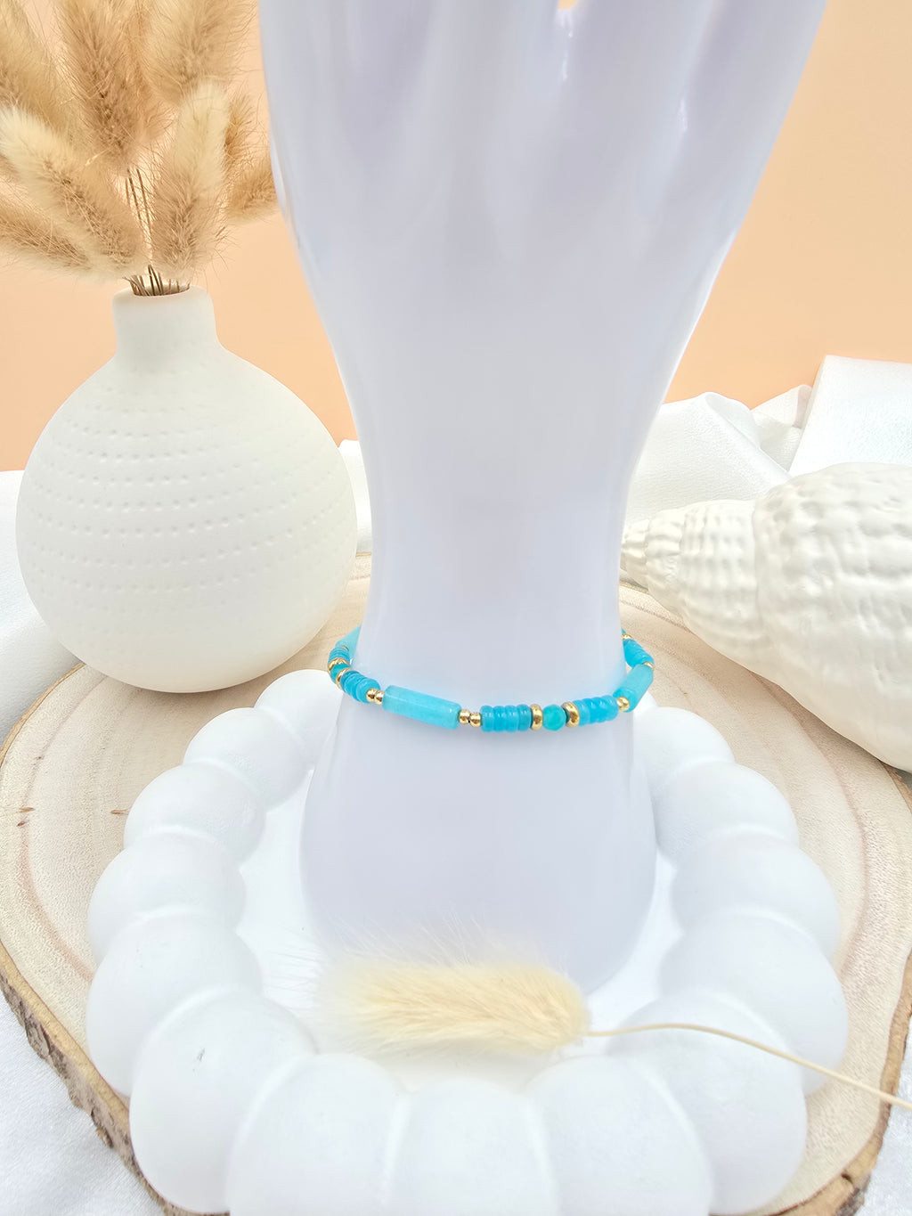 Bracelet Méril – Pierres Naturelles Bleues