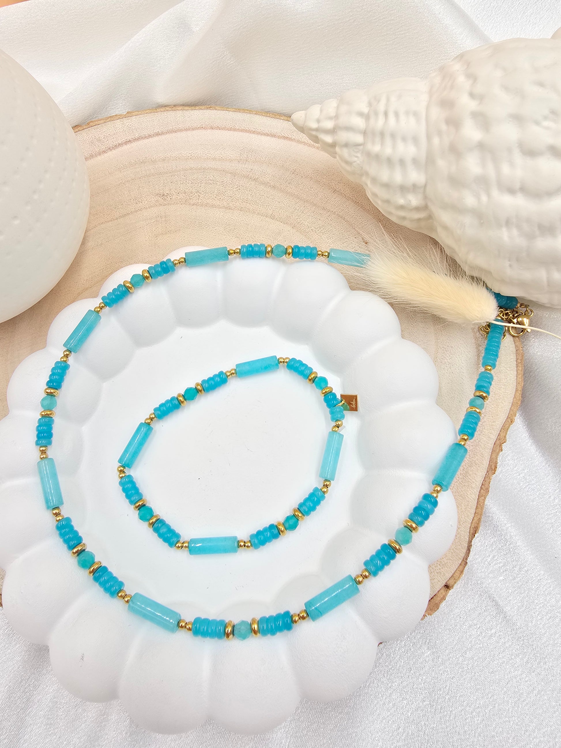 Bracelet Méril – Pierres Naturelles Bleues