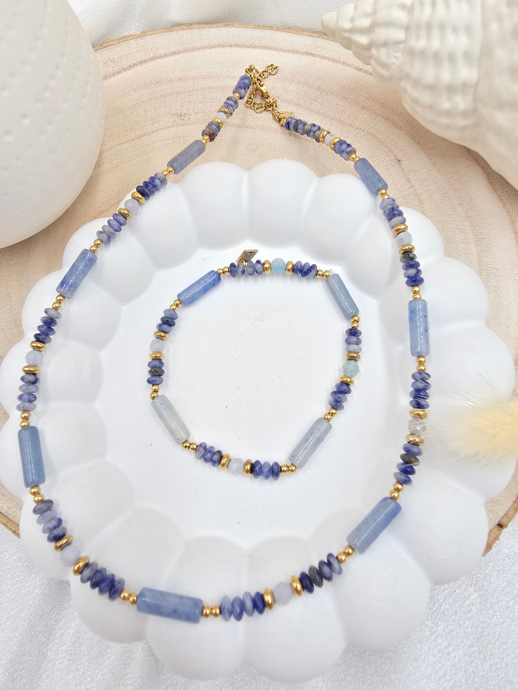Collier Méril – Pierres Naturelles