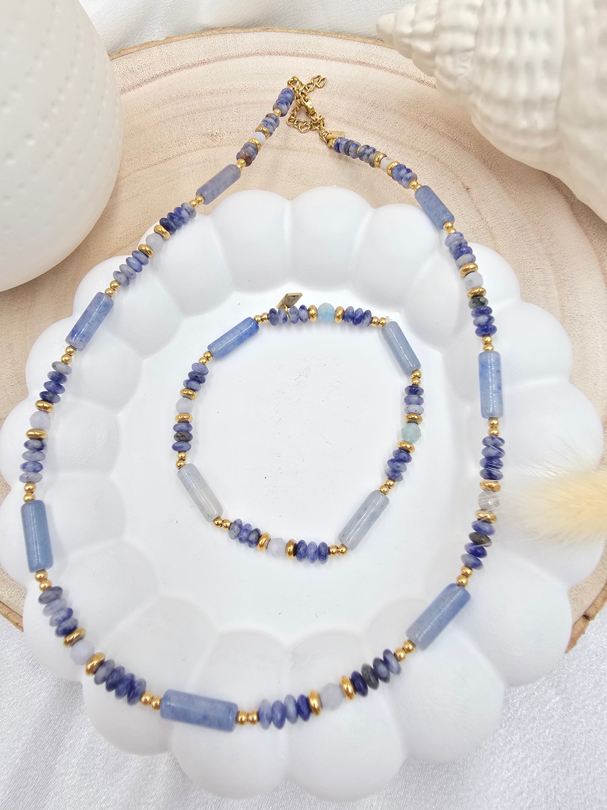 Collier Méril – Pierres Naturelles