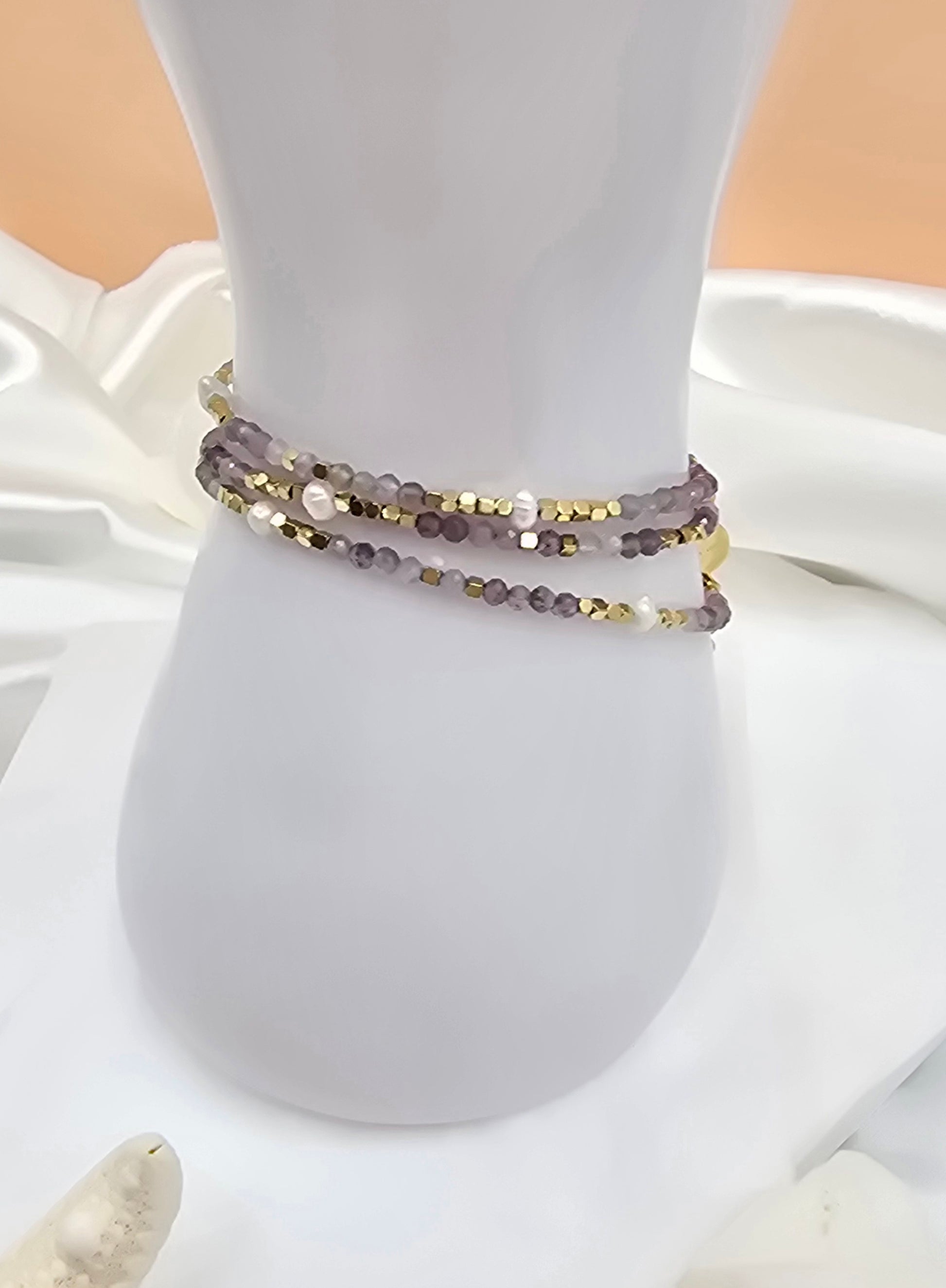 Bracelet Galice 1 – Pierres Naturelles & Perles d'Eau Douce
