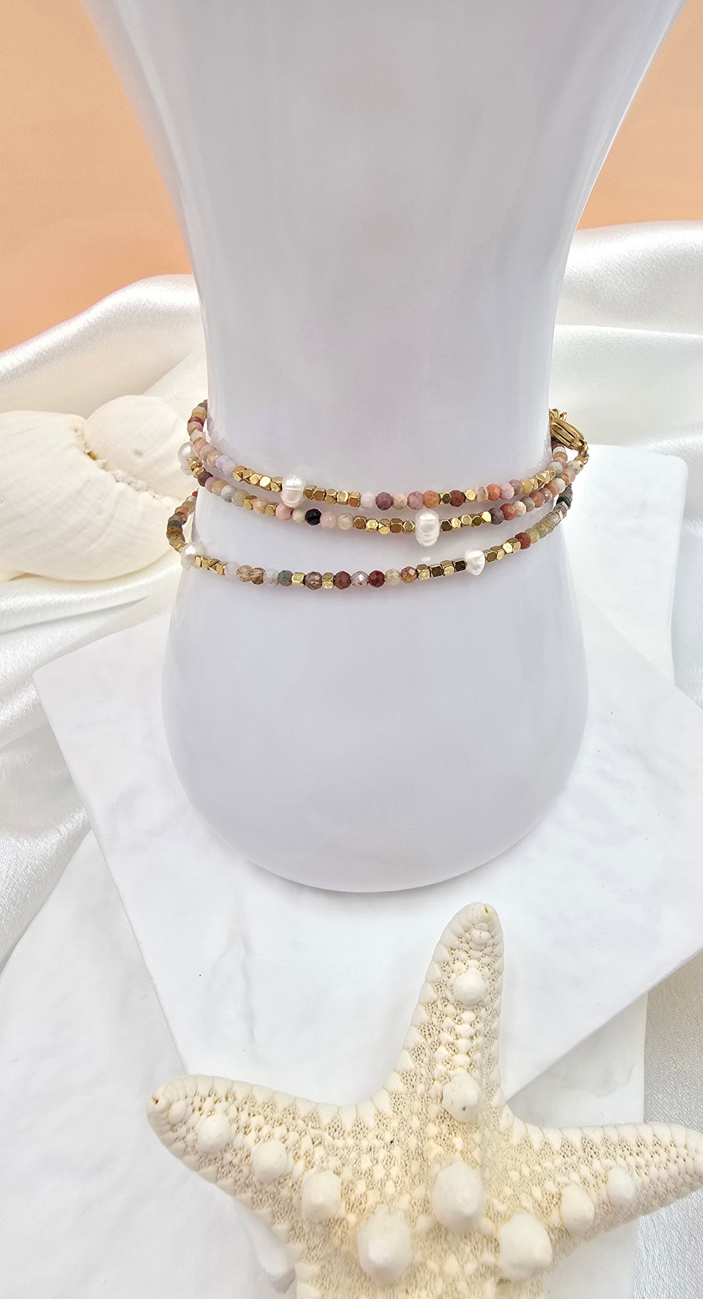 Bracelet Galice 1 – Pierres Naturelles & Perles d'Eau Douce